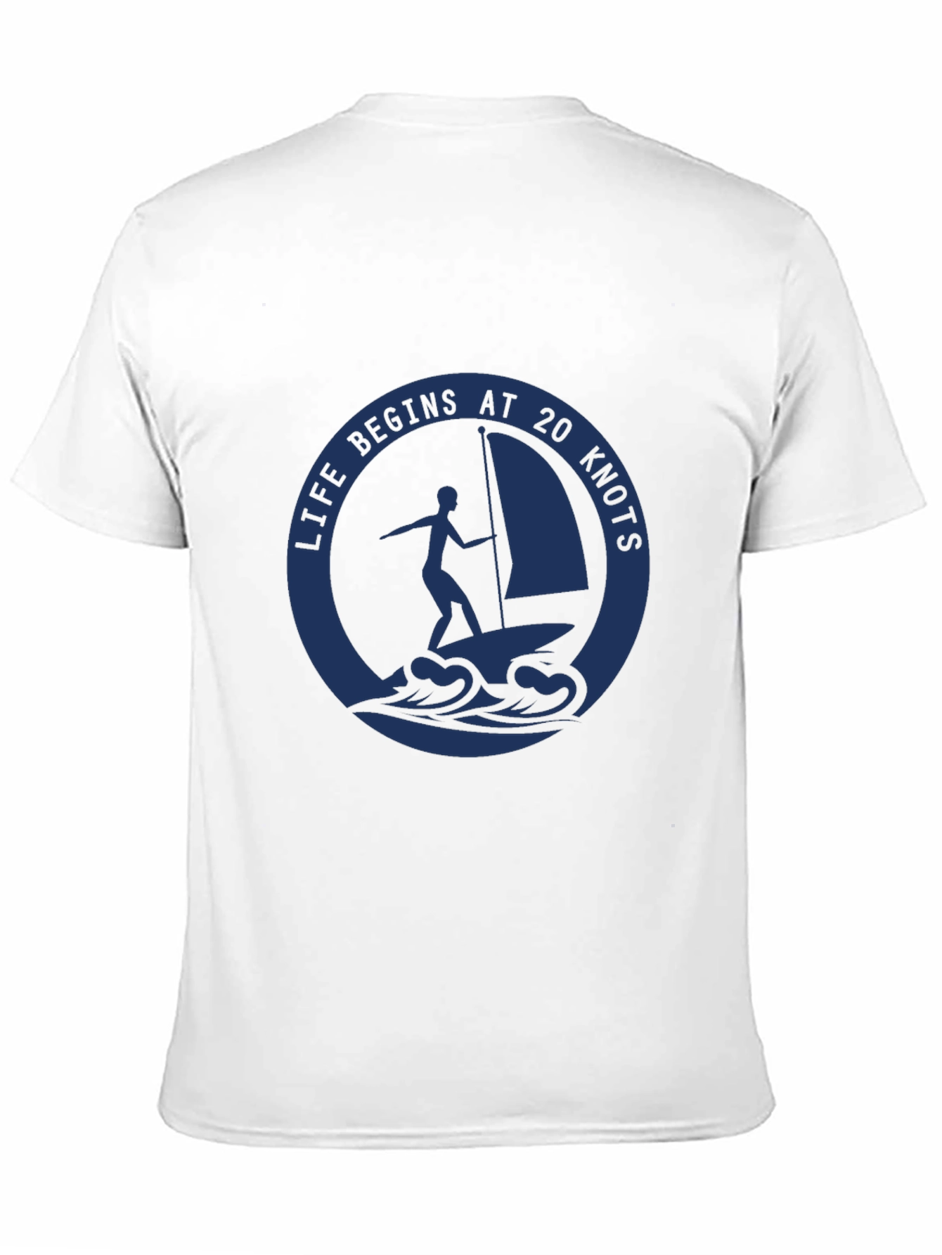 Black Life Begins at 20 Knots T-Shirt view 11