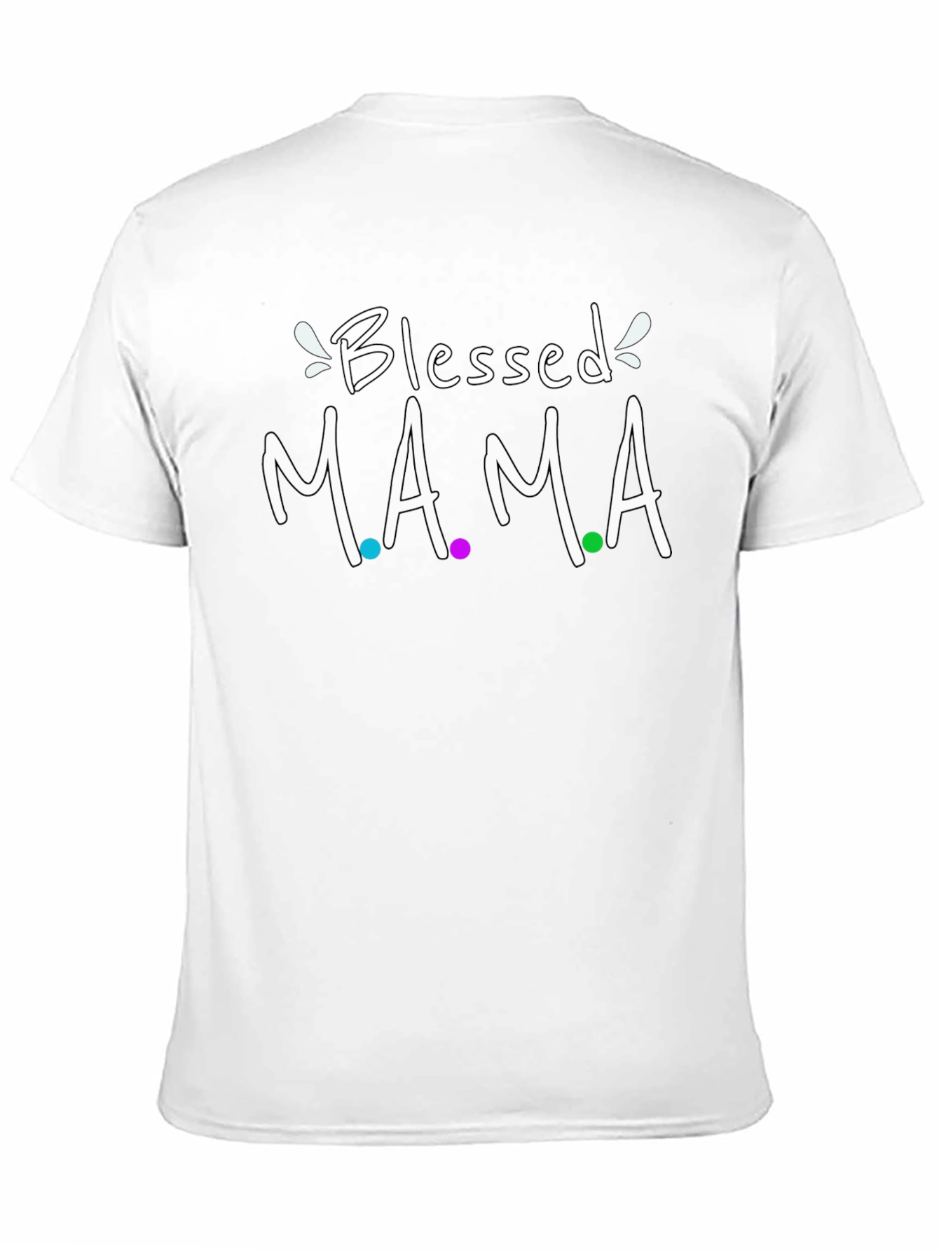 Blessed Mama Graphic Tee - Cute Mom Shirt - 11