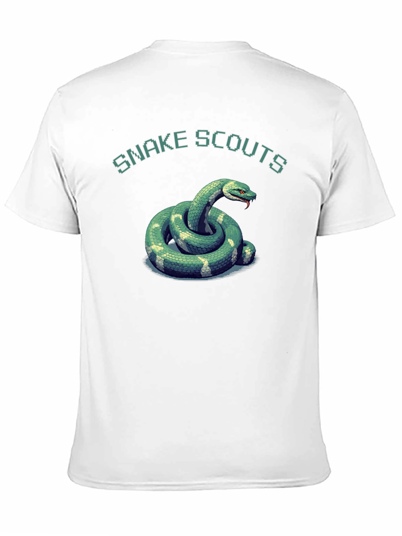Black Snake Scouts Graphic T-Shirt - Black Cotton Tee view 11