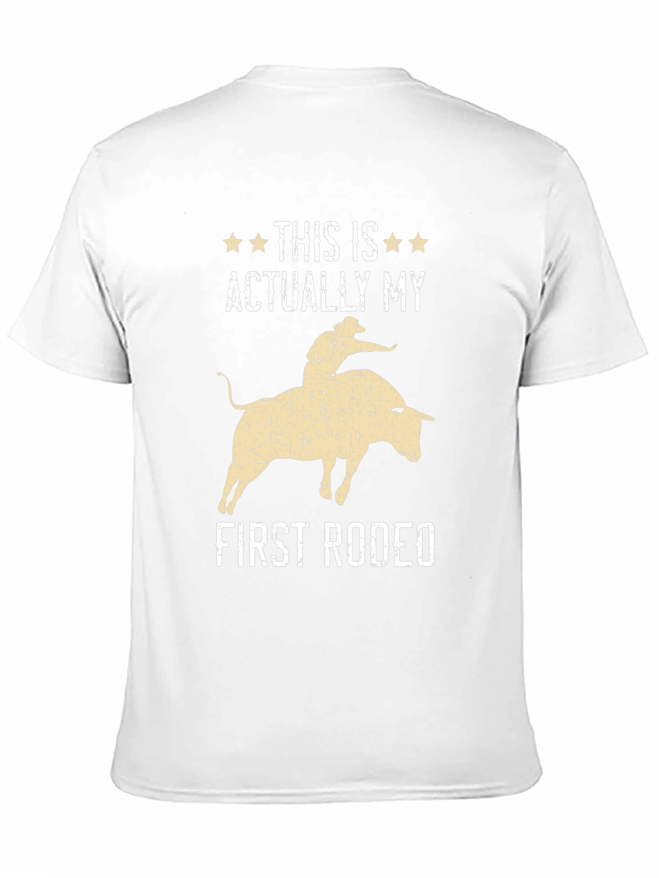 Black This is Actually My First Rodeo Graphic T-Shirt view 11