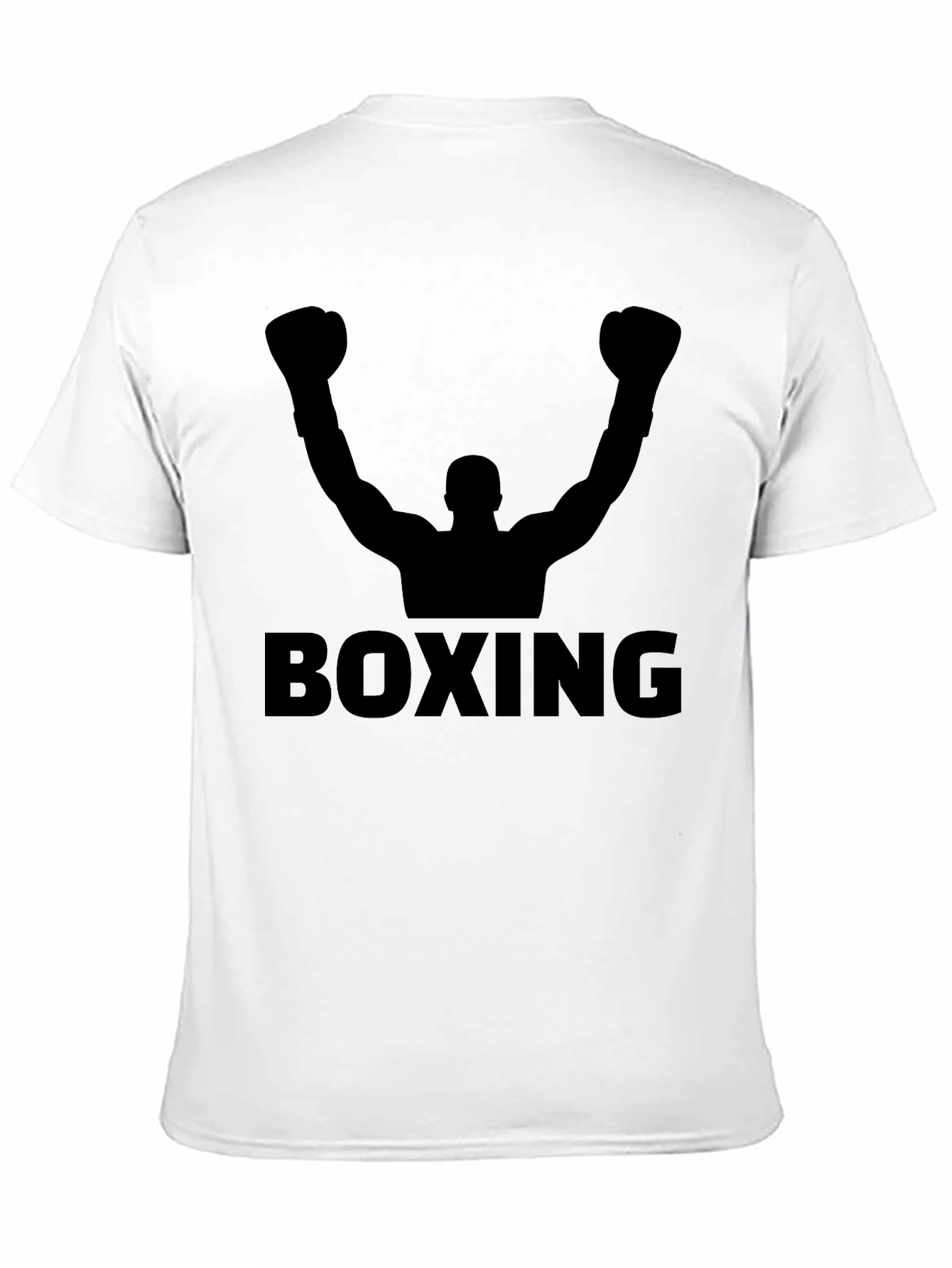 Black Boxing Silhouette Graphic Tee - Black view 11