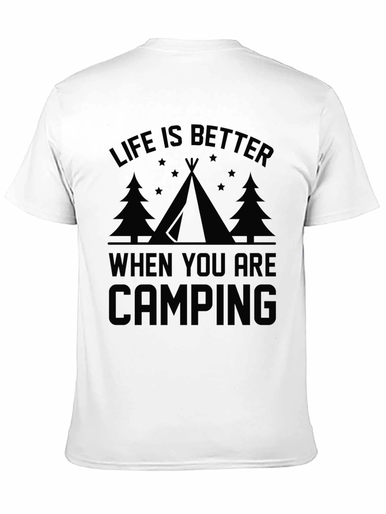 Black Life is Better When You Are Camping T-Shirt view 11