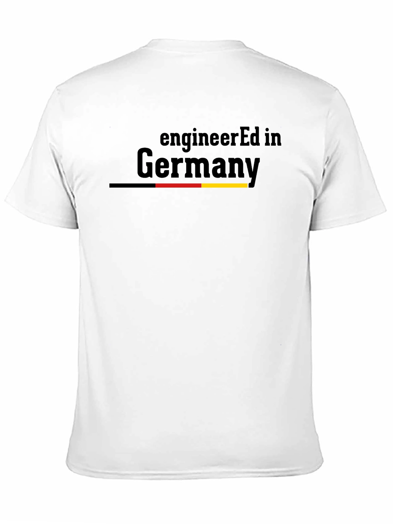 Black EngineerEd in Germany Black T-Shirt view 11