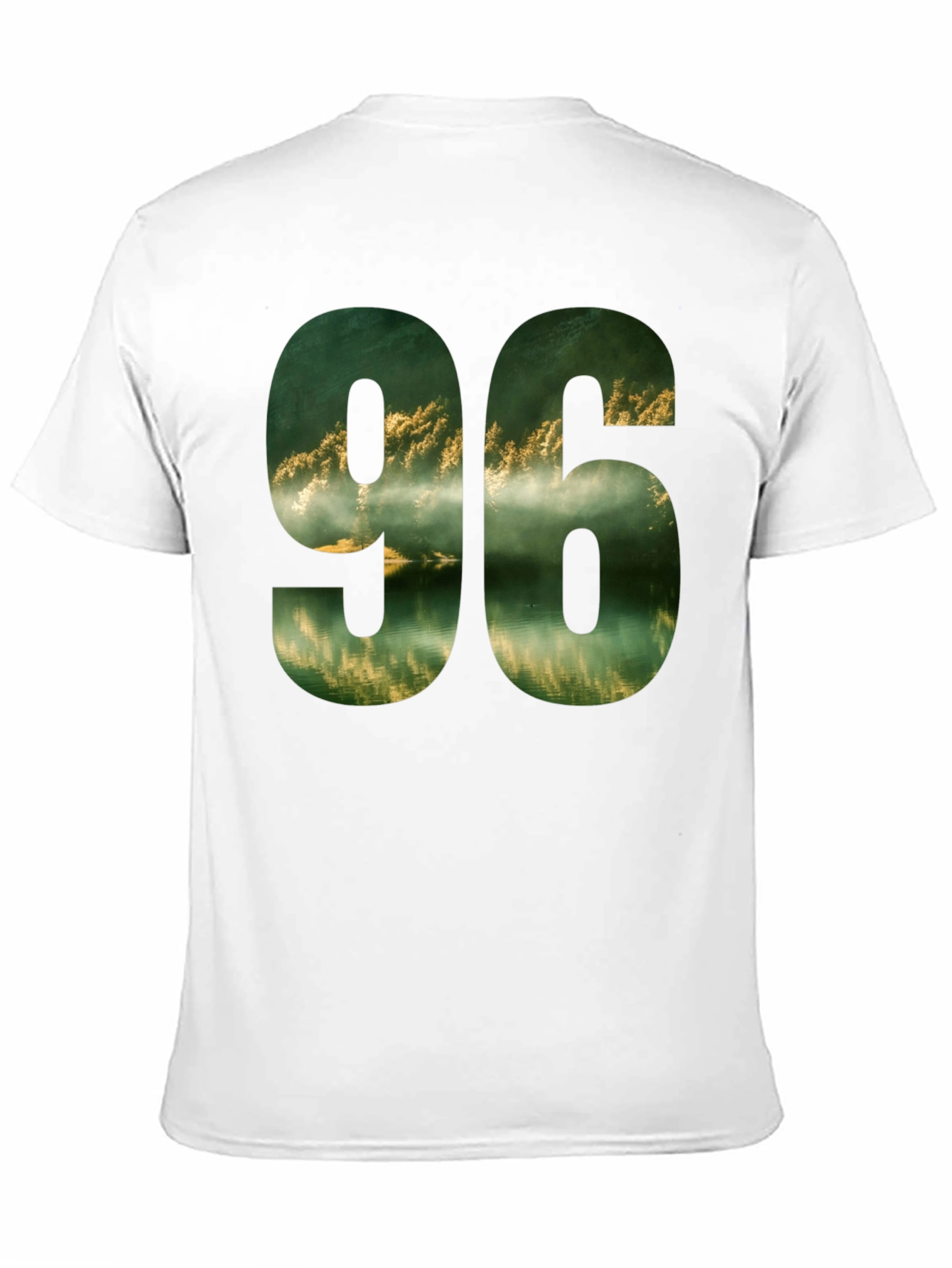 Black Nature 96 Graphic Tee - Black Crew Neck view 11