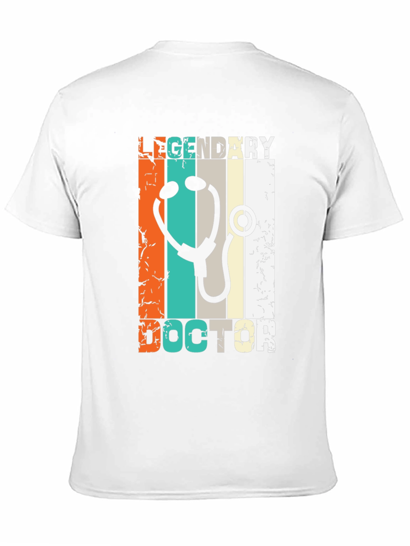 Black Legendary Doctor T-Shirt - Vintage Style view 11