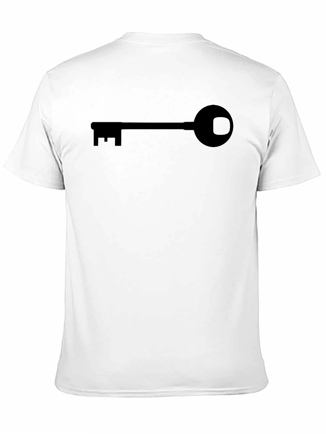 Black Key Graphic T-Shirt - Modern Minimalist Design view 11