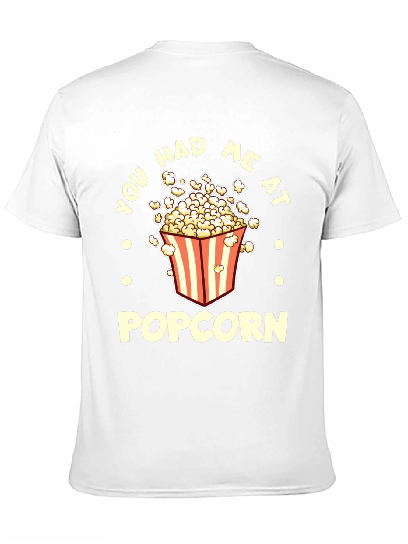 Black You Had Me At Popcorn Graphic T-Shirt view 11