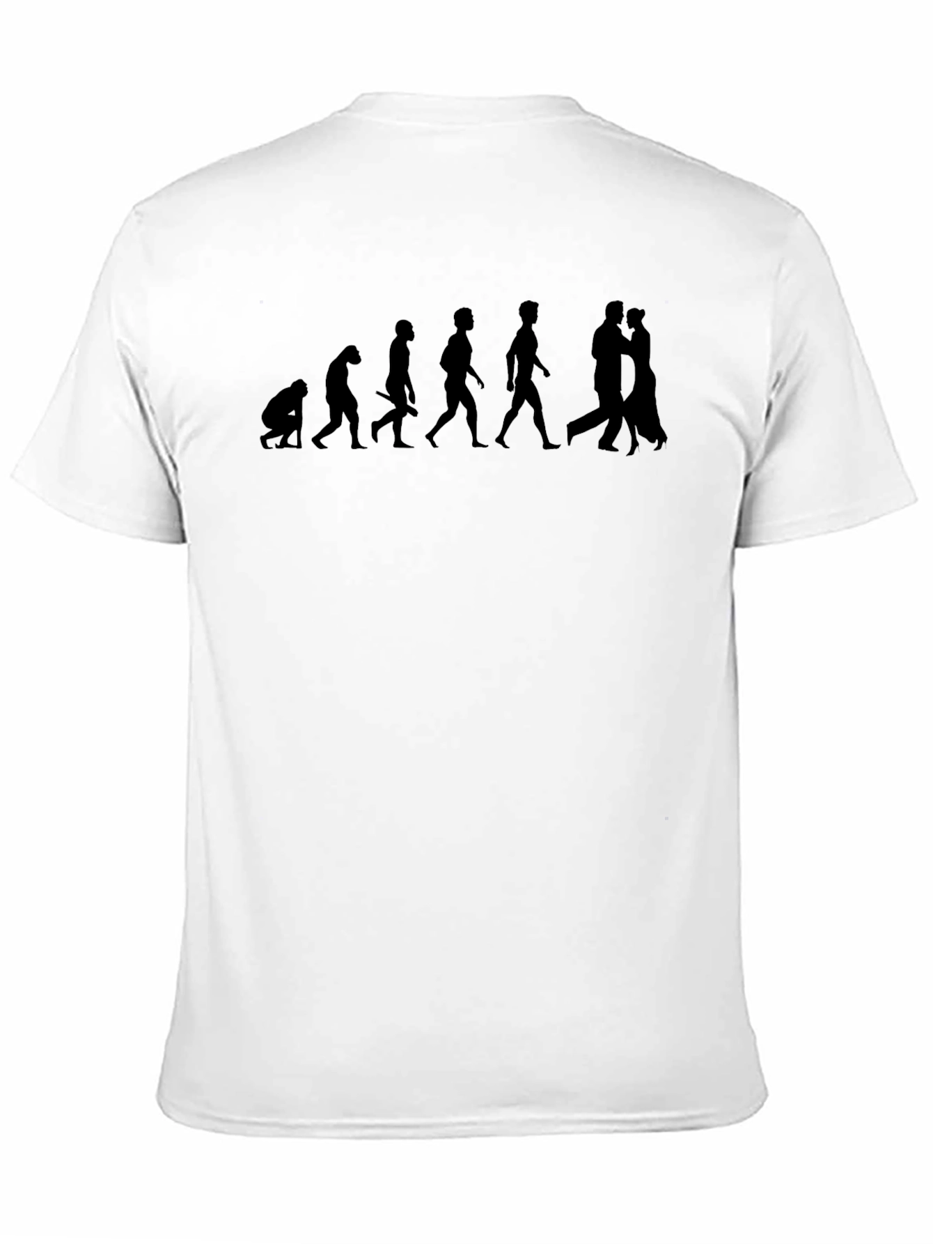 Black Evolution to Romance Black T-Shirt view 11