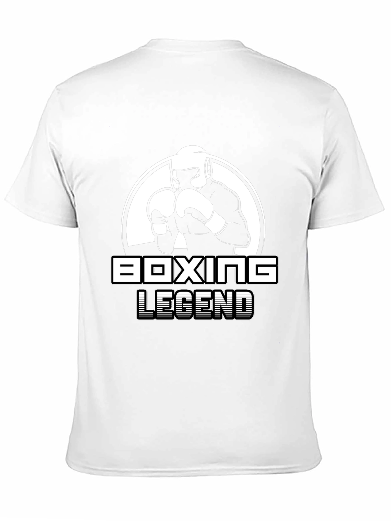 Boxing Legend Graphic Tee - Black Cotton T-Shirt - 11