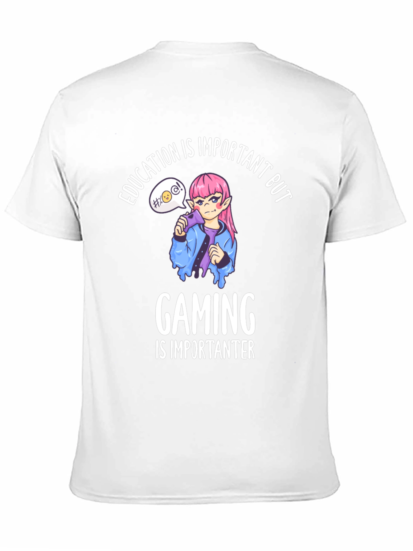 Black Gaming is Importanter T-Shirt view 11