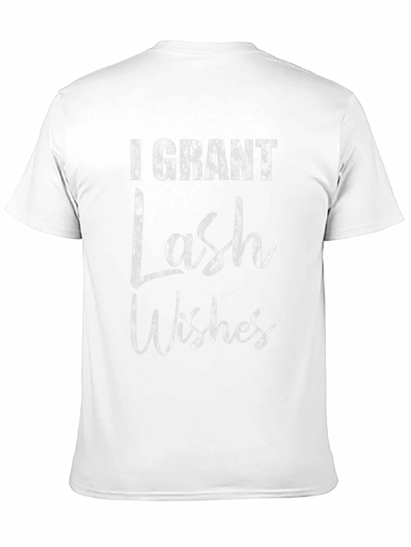 Black I Grant Lash Wishes Graphic T-Shirt view 11