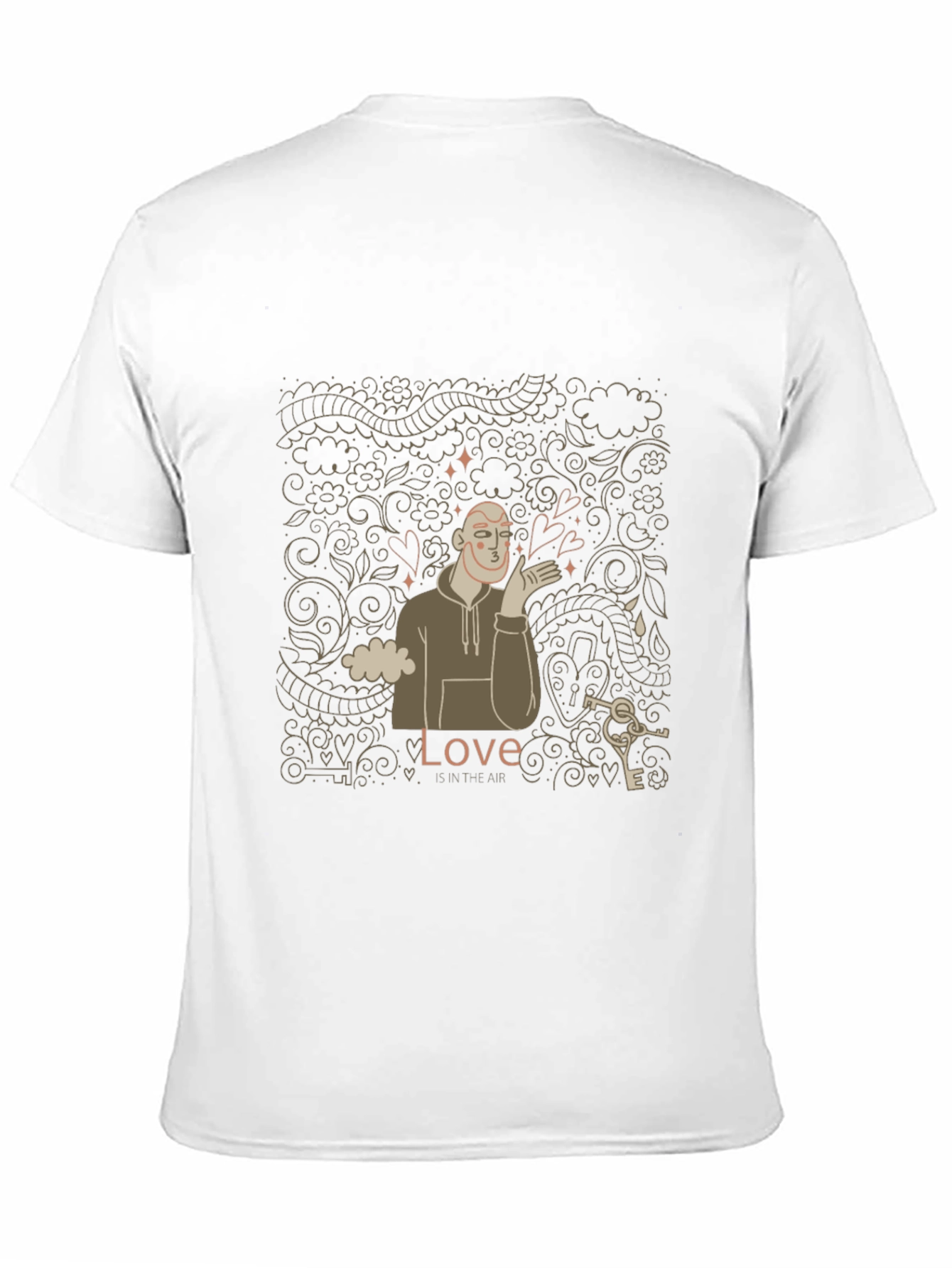 Black Love is in the Air Graphic T-Shirt view 11