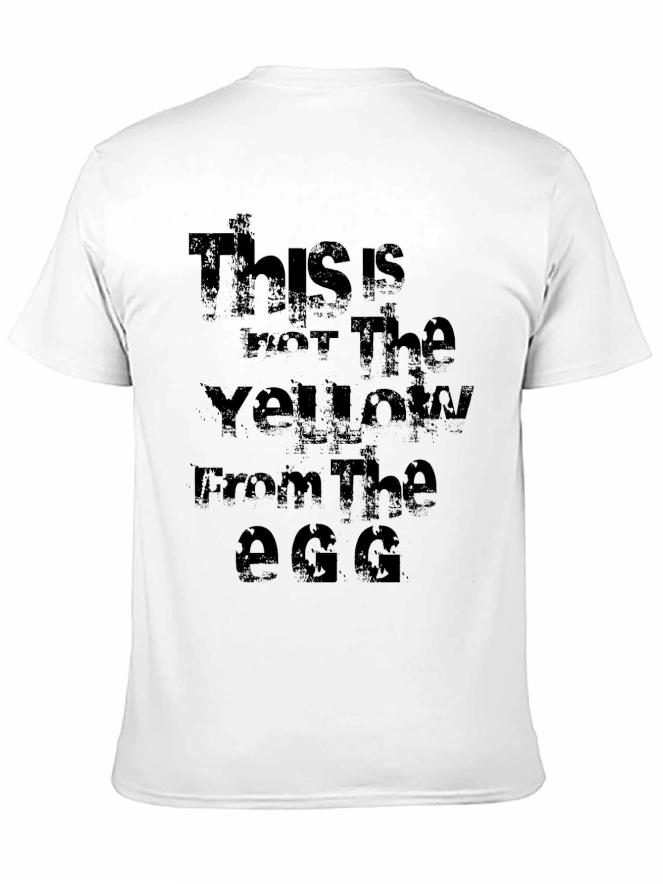 Black Black T-Shirt: This Is Not The Yellow From The Egg view 11