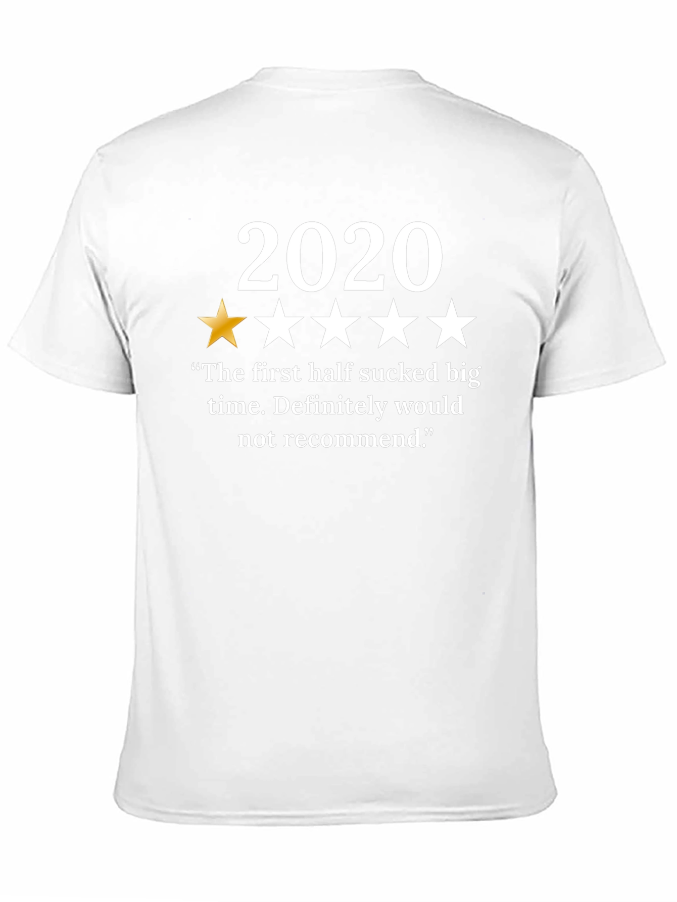 Black 2020 One-Star Review Graphic T-Shirt view 11