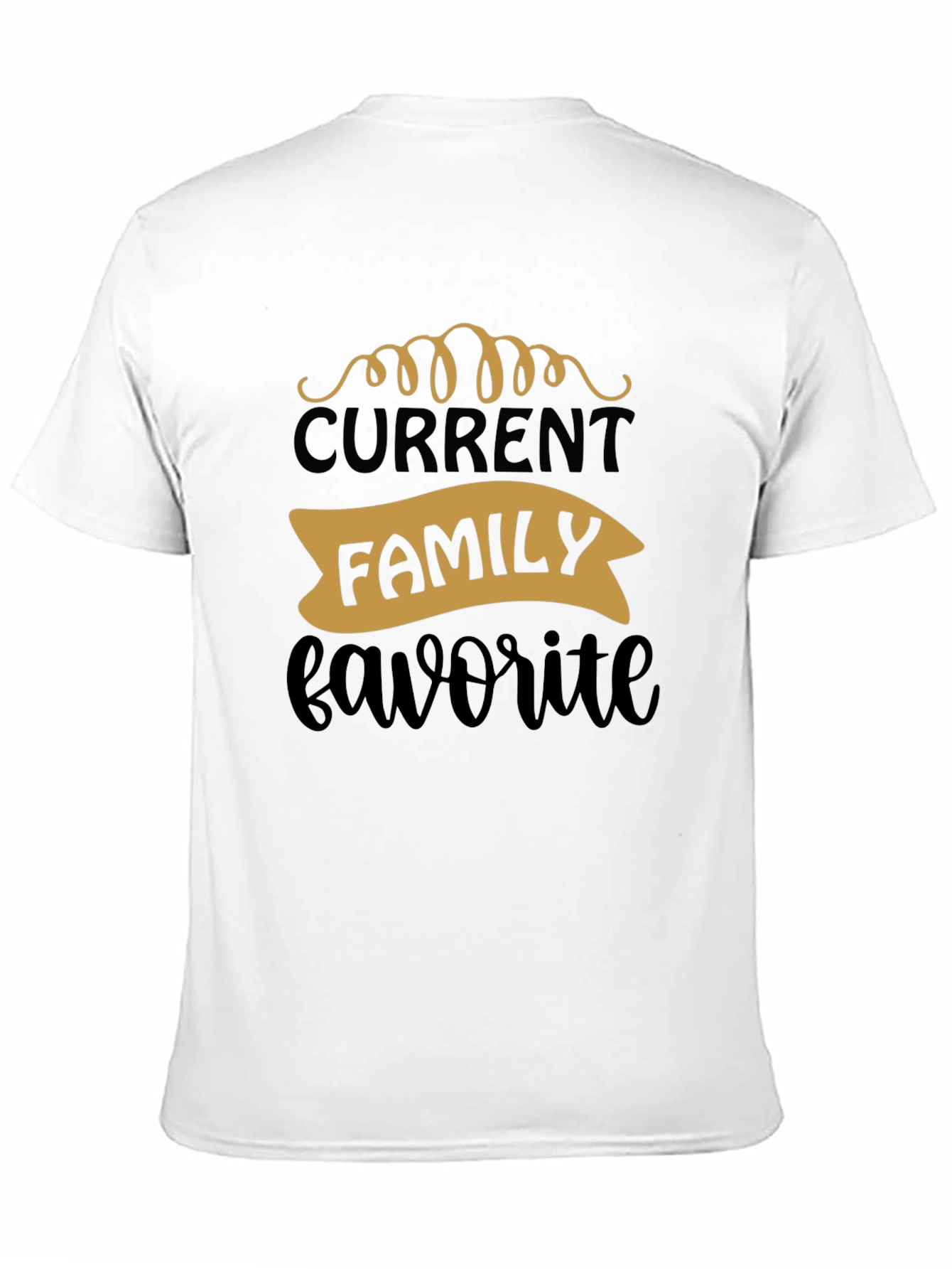 Black Current Family Favorite Black Graphic Tee view 11