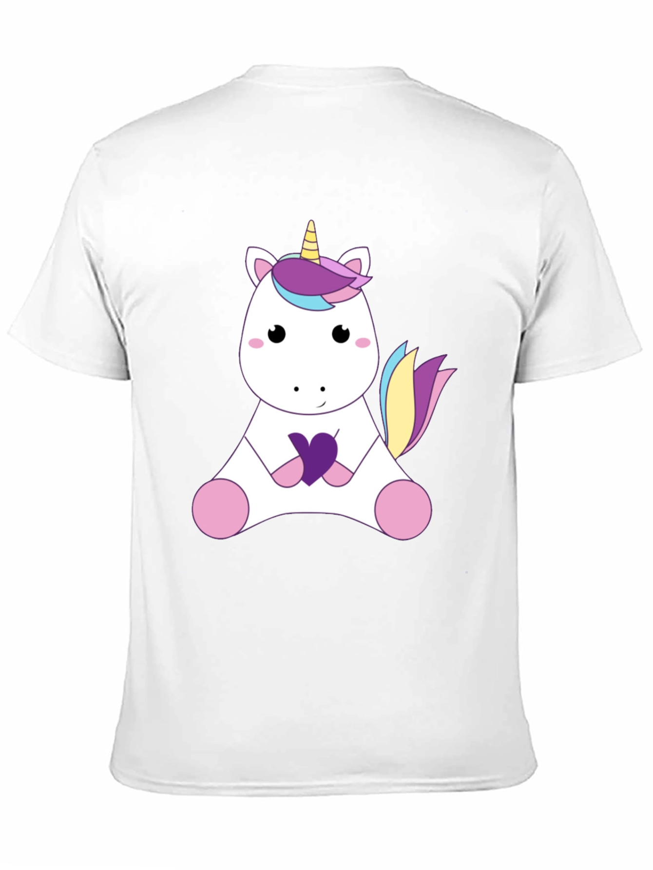 Black Unicorn Graphic T-Shirt - Cute Cartoon Design view 11