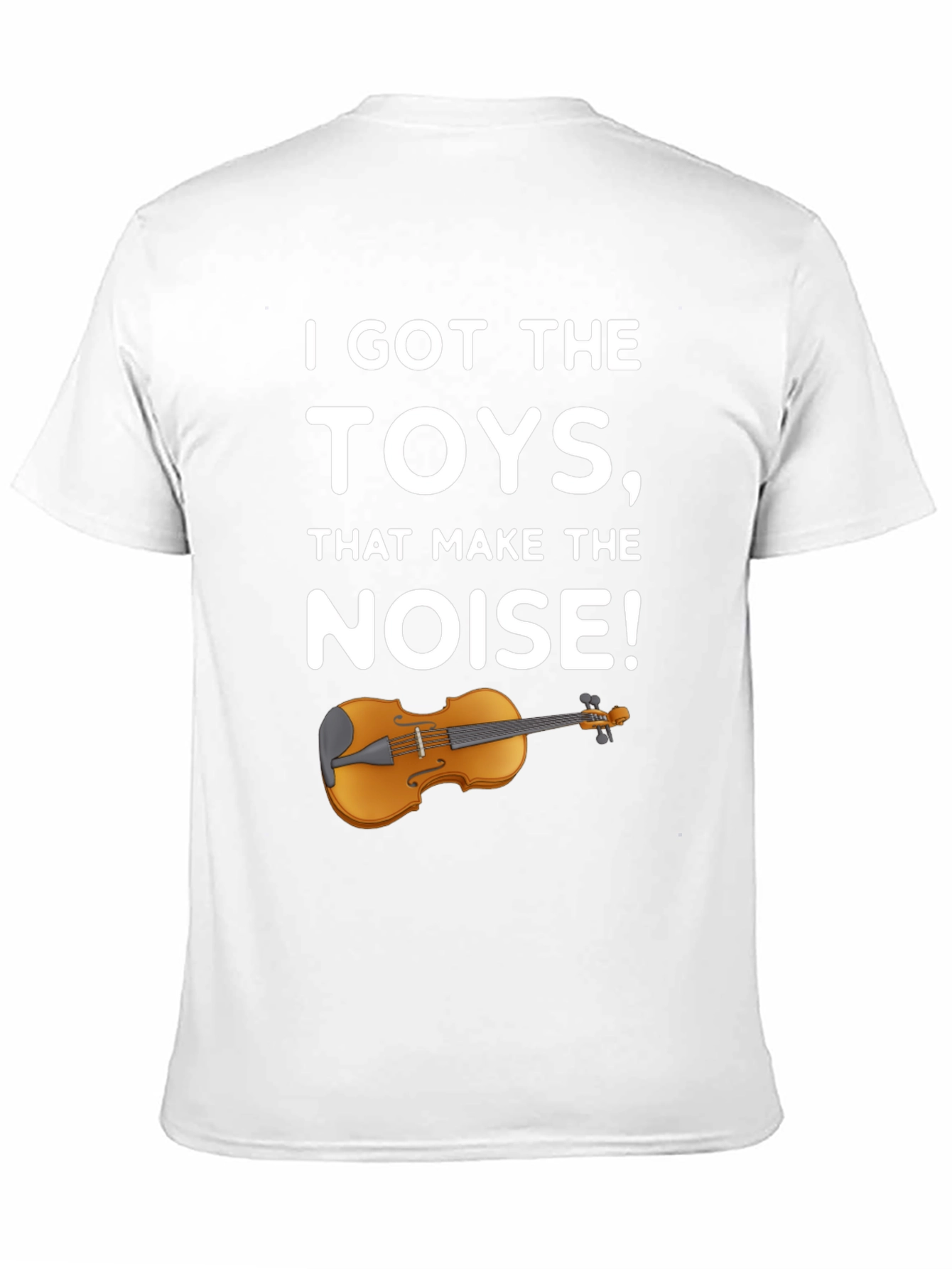 Black I Got The Toys Violin Black T-Shirt view 11