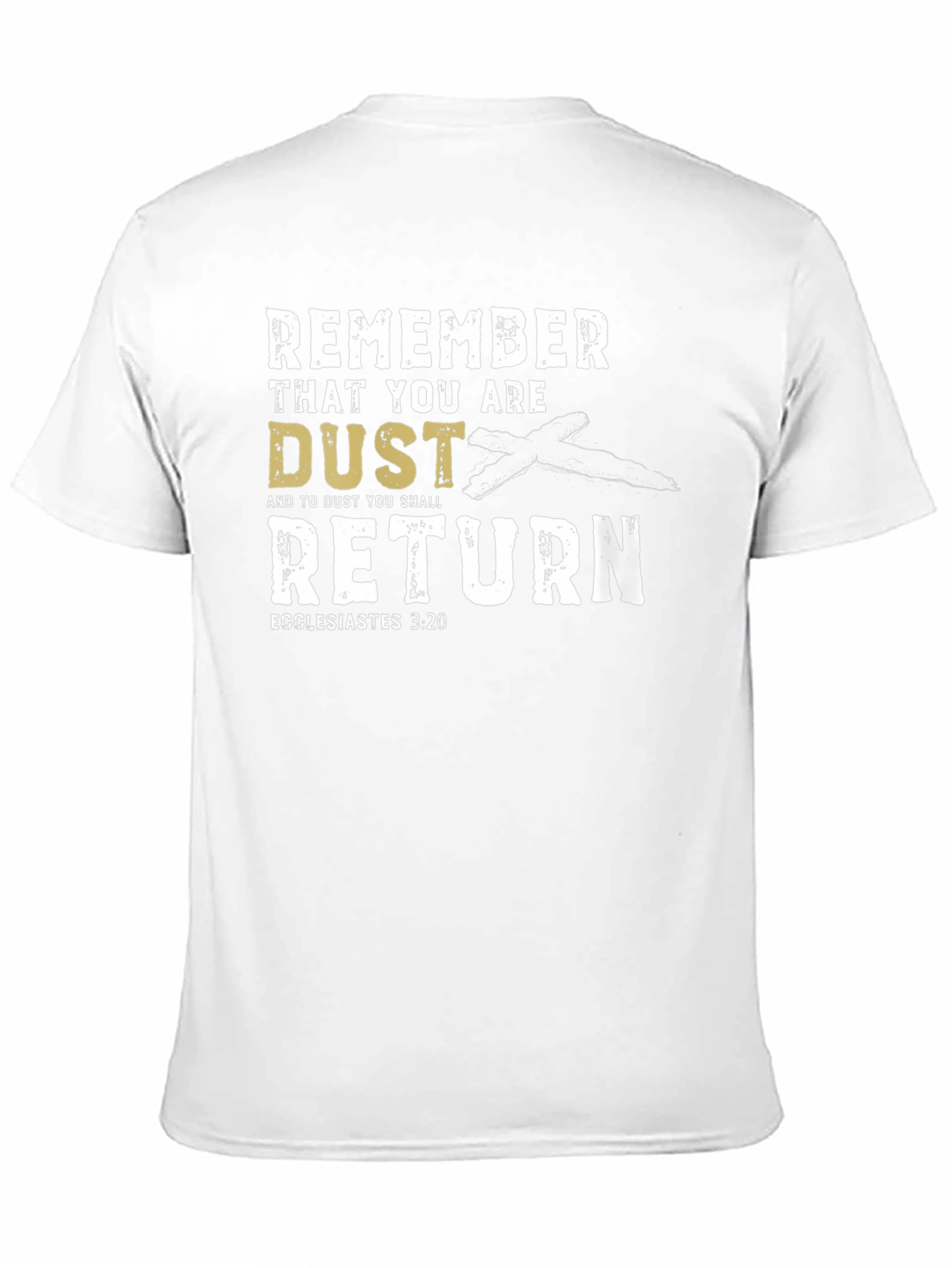 Black Remember That You Are Dust T-Shirt view 11