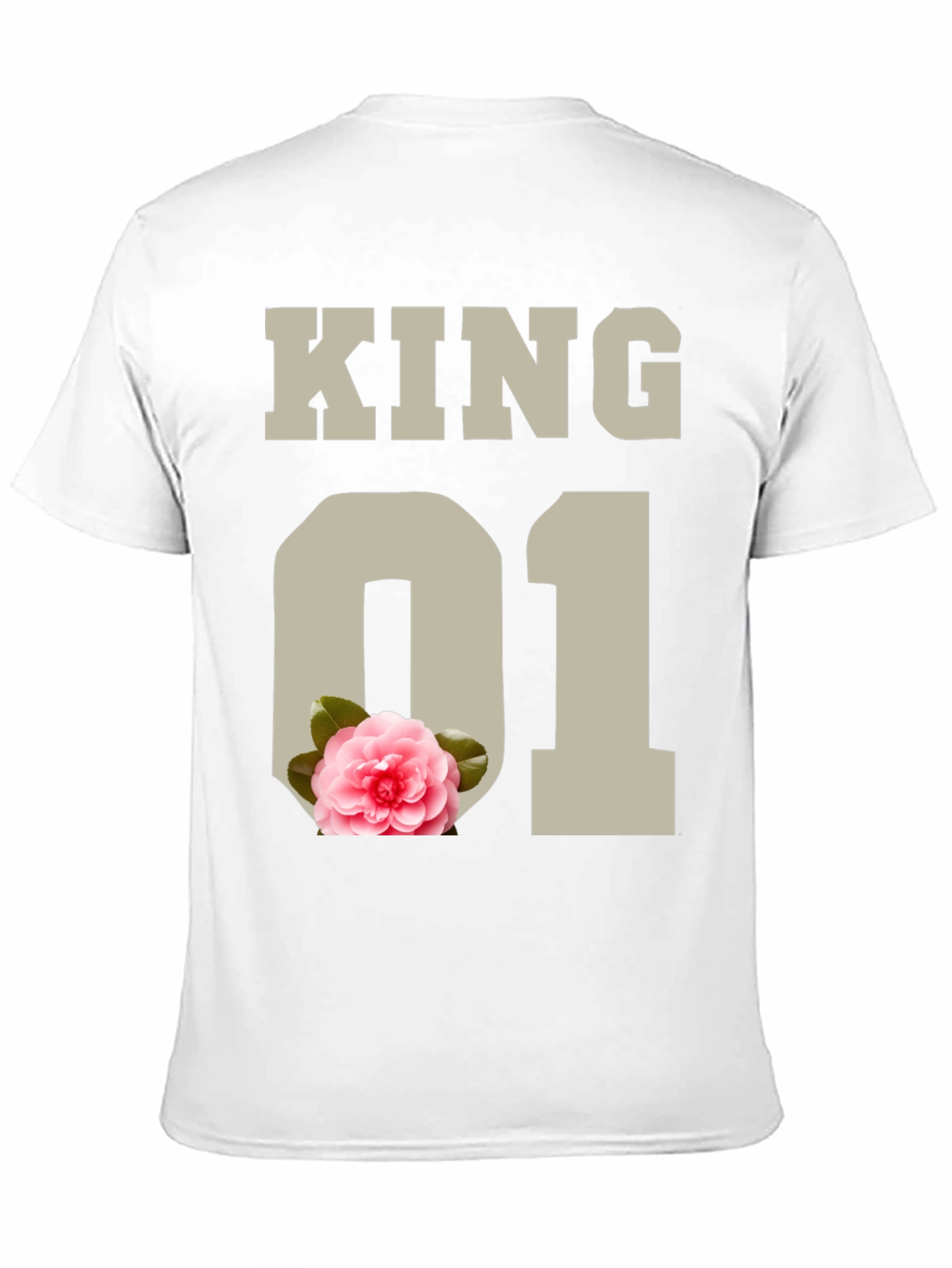 Black King 01 Floral Graphic Tee view 11