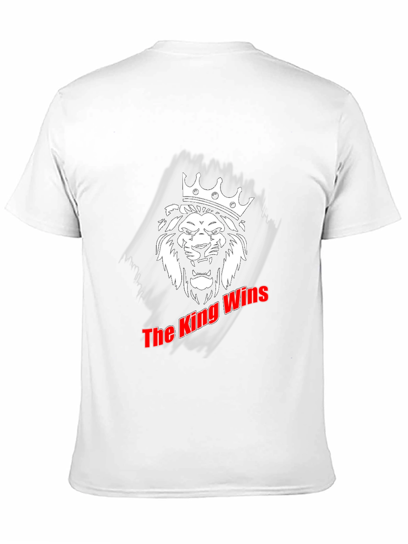 Black King Wins Graphic Tee - Black Cotton T-Shirt view 11
