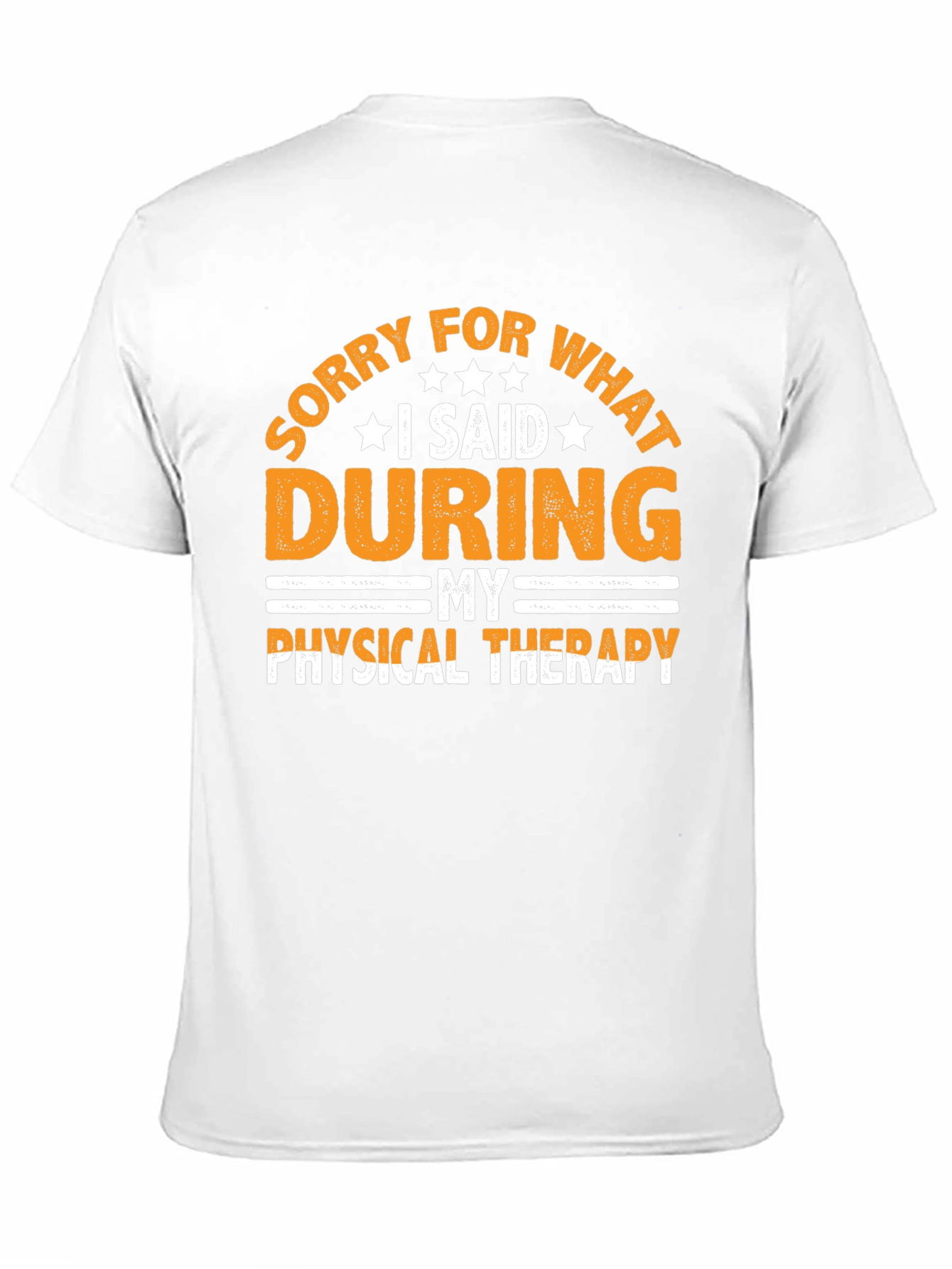 Black Funny Therapy T-Shirt: Sorry For What I Said view 11