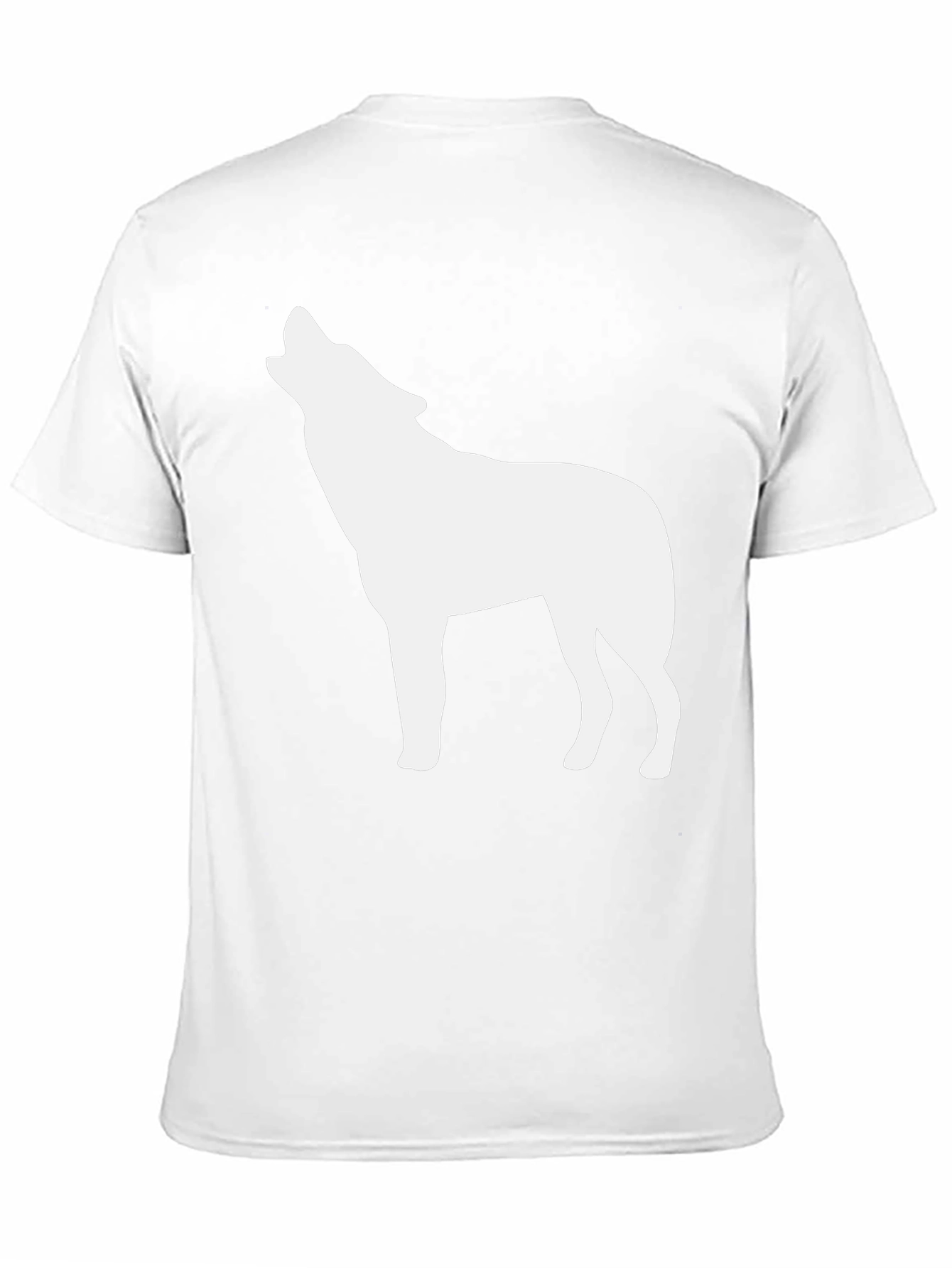 Black Black Wolf Silhouette T-Shirt view 11