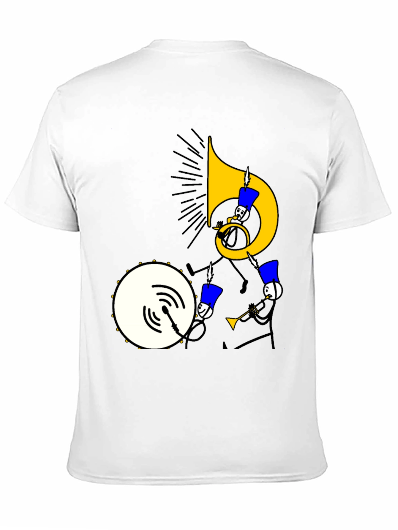 Black Musical Marching Band Graphic Tee view 11