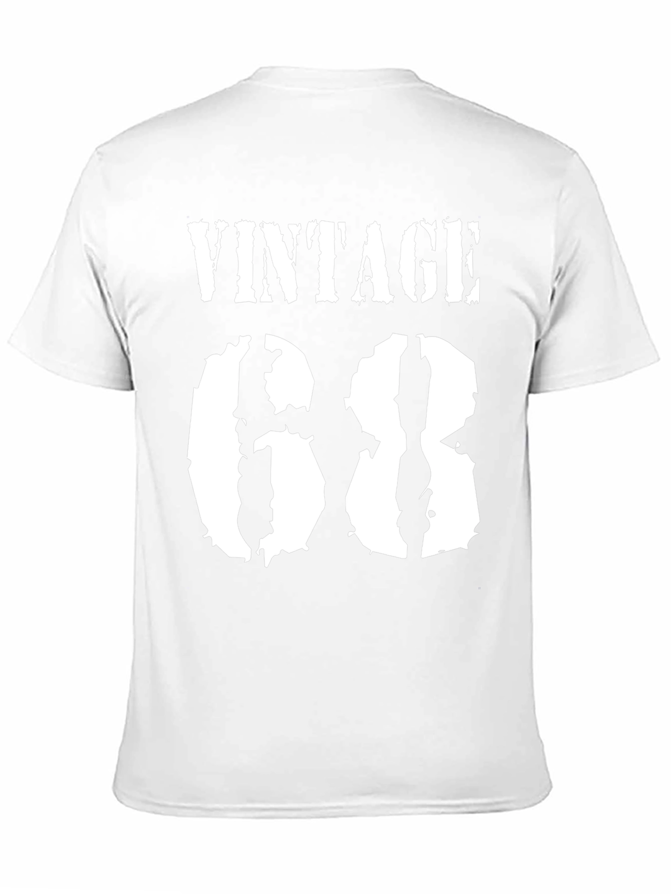 Black Vintage 68 T-Shirt - Classic Birthday Tee view 11