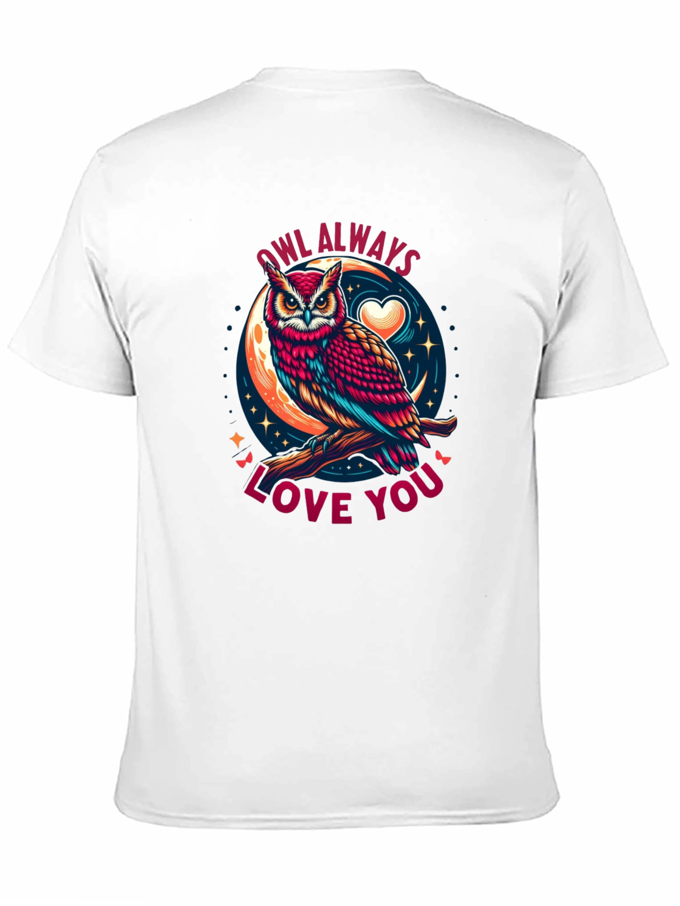 Black Owl Always Love You Graphic Tee view 11