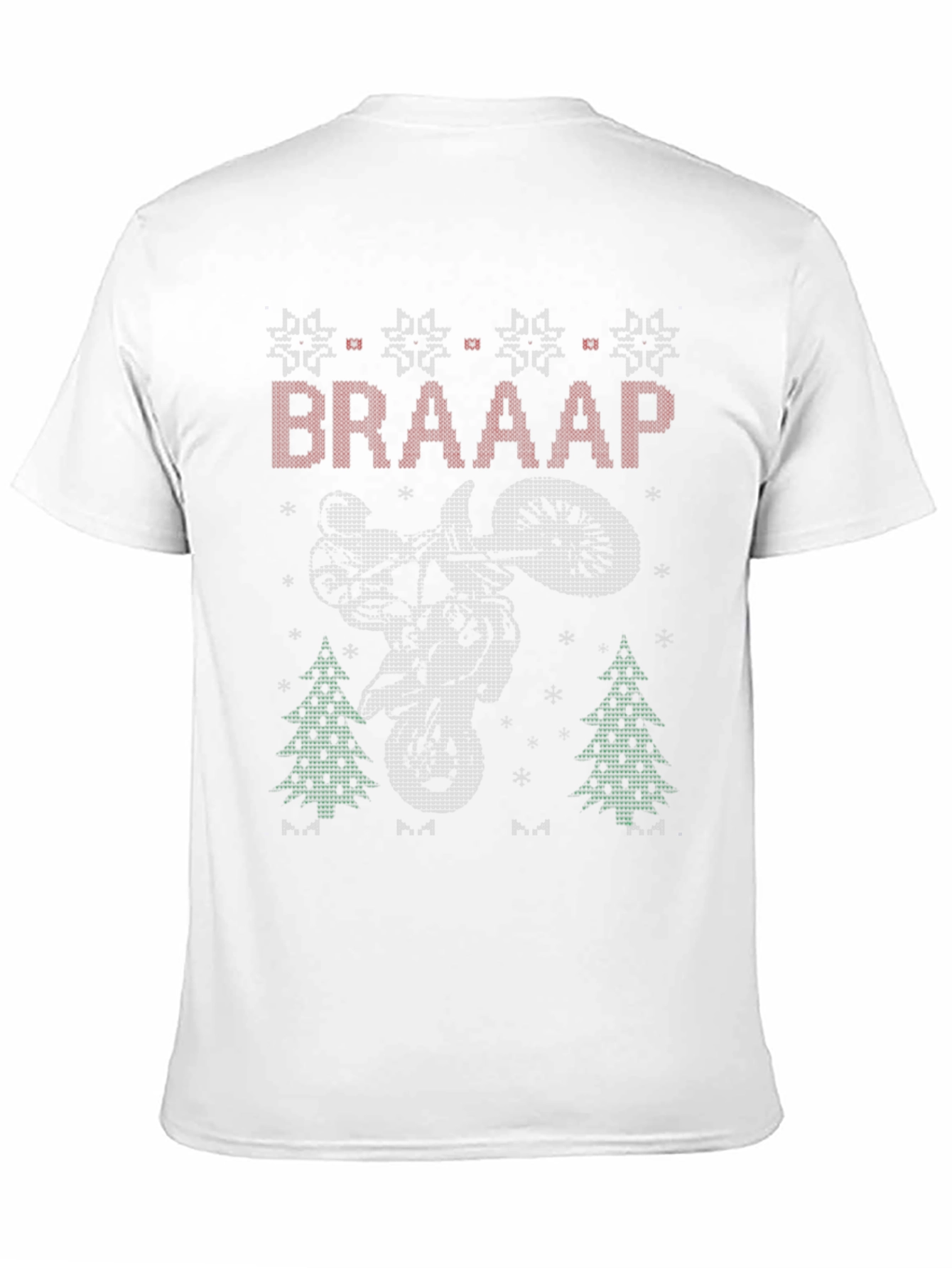 Black Braaap Motorcycle Christmas Sweater T-Shirt view 11