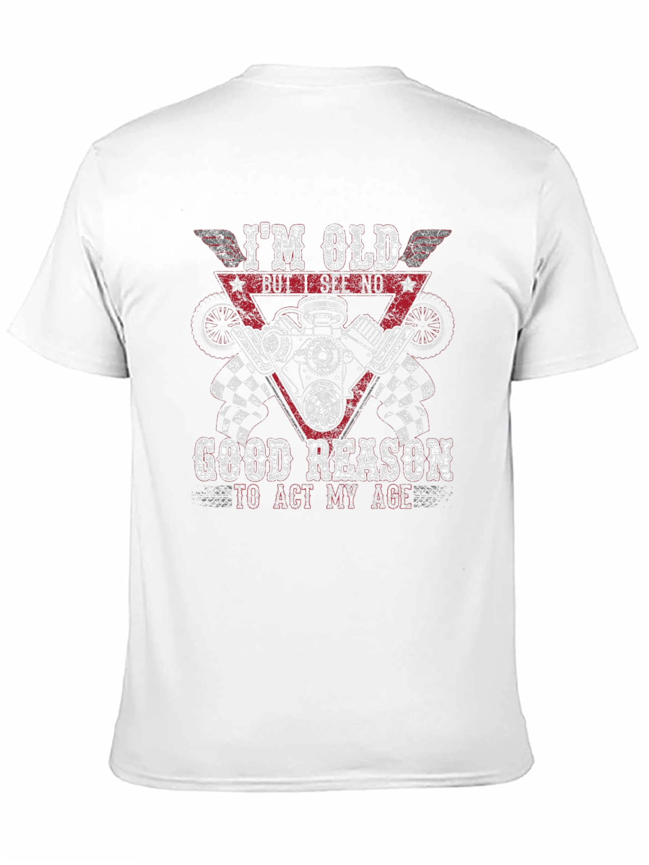 Black I'm Old But I See No Good Reason T-Shirt view 11