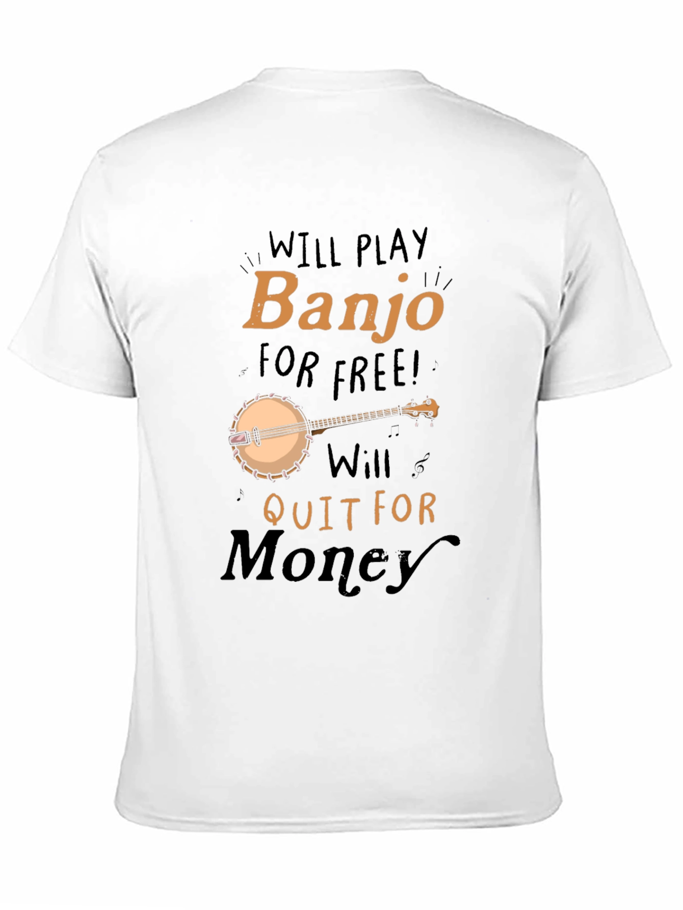 Black Will Play Banjo for Free T-Shirt view 11