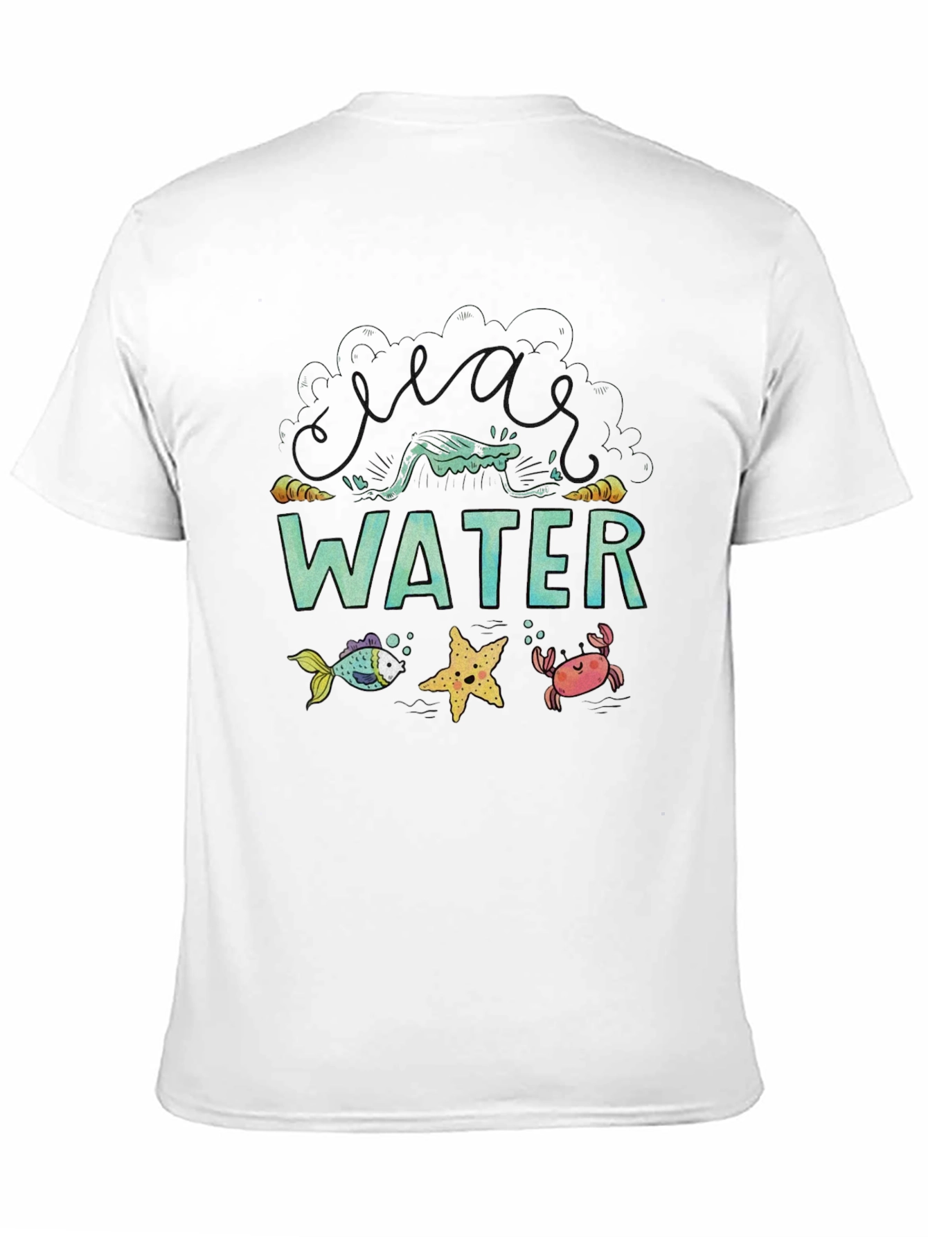Stay Wild, Stay Water Black T-Shirt - 11