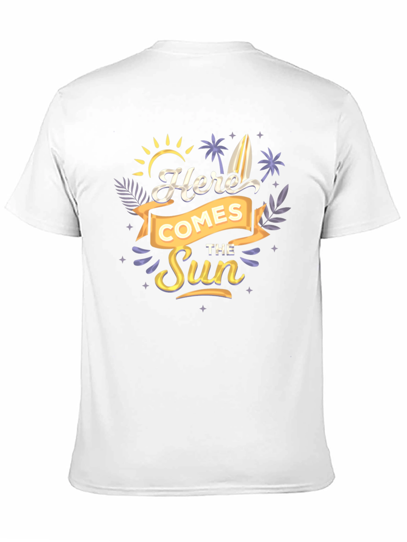 Black Here Comes The Sun Graphic Tee view 11