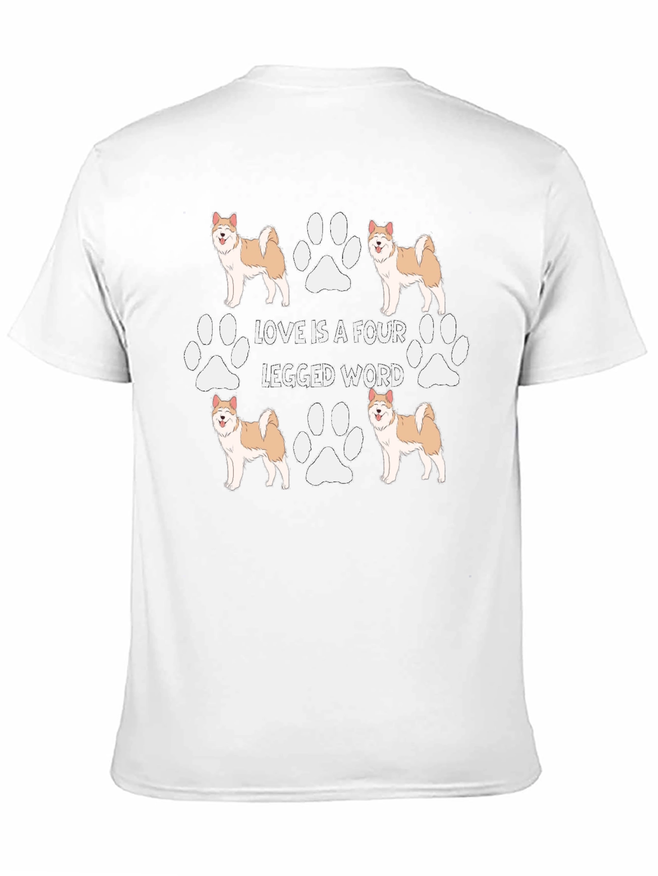 Black Dog Lover T-Shirt - Love is a Four Legged Word view 11