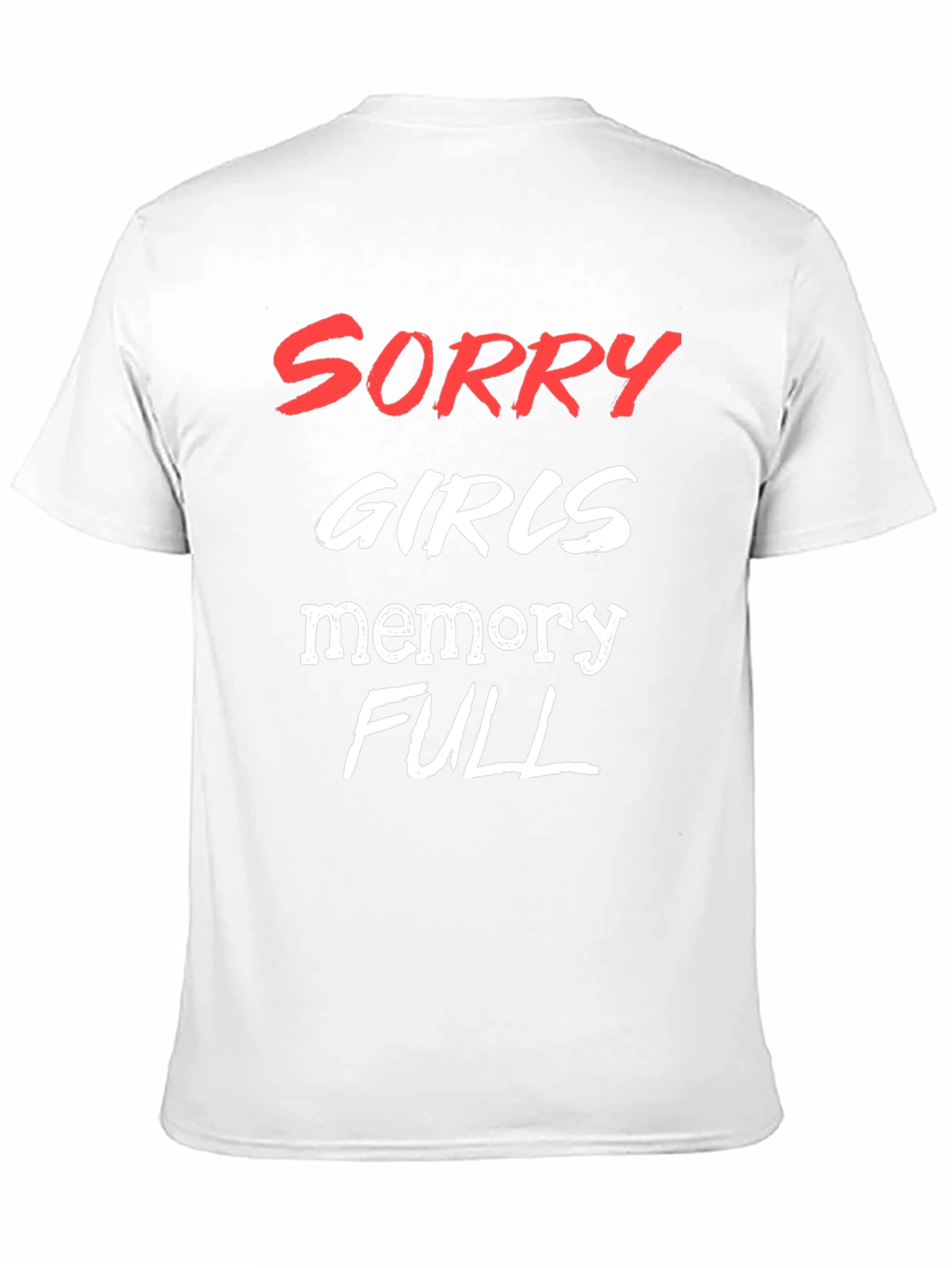 Black Funny Men's Memory Full Graphic Tee view 11