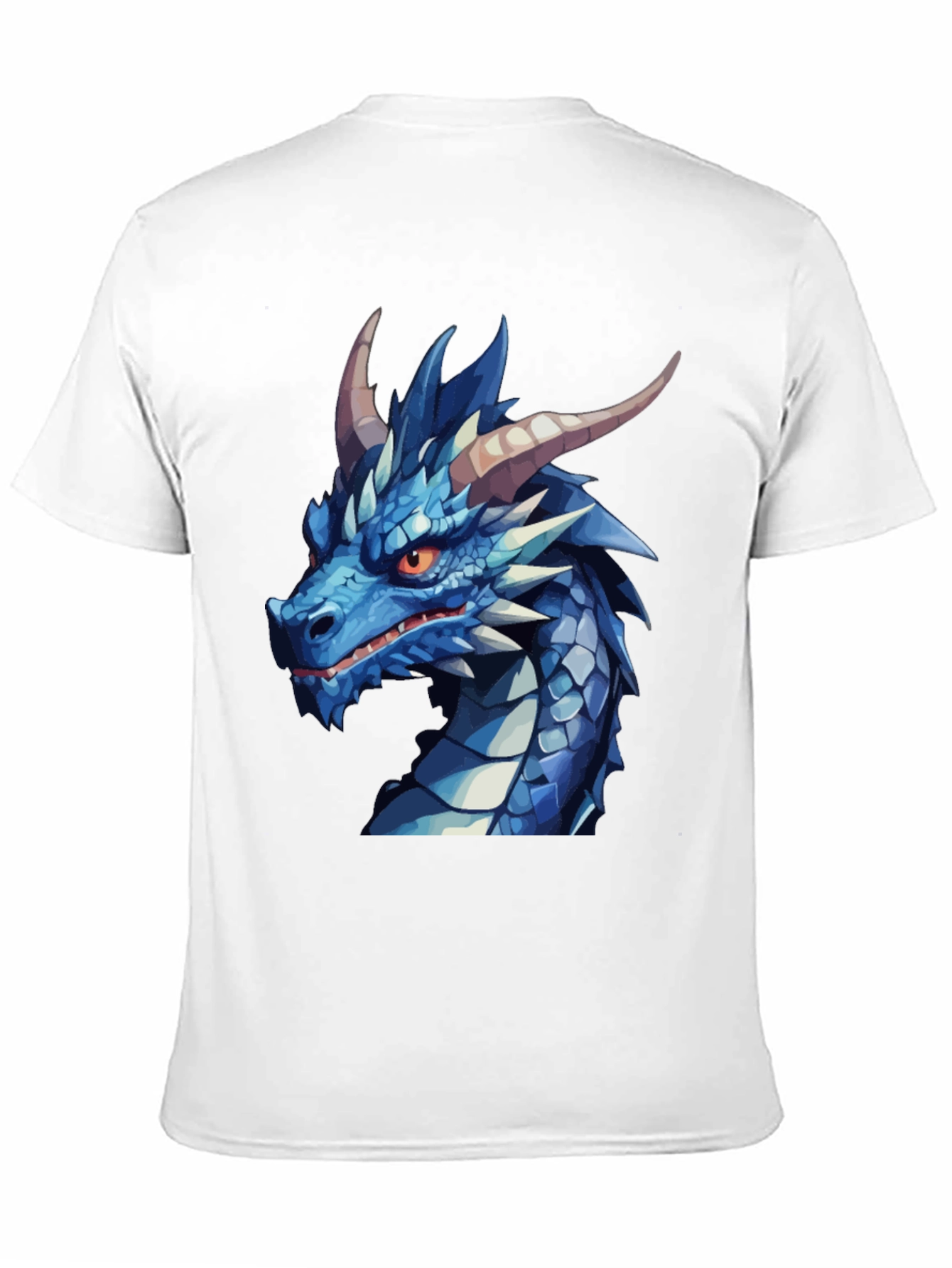 Black Dragon Graphic Tee - Black Cotton Blend T-Shirt view 11