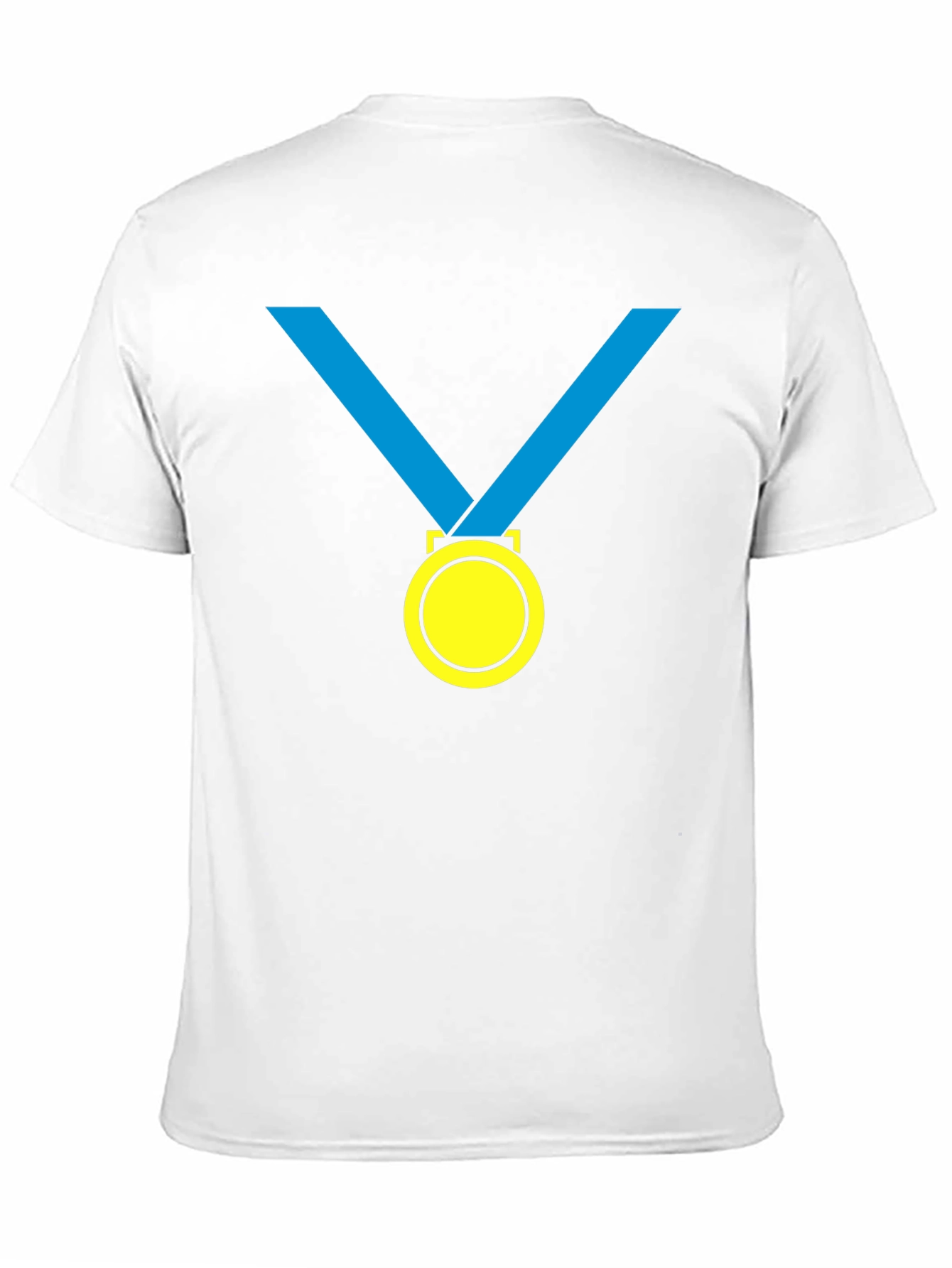 Black Winner's Medal Graphic Tee - Black Cotton T-Shirt view 11