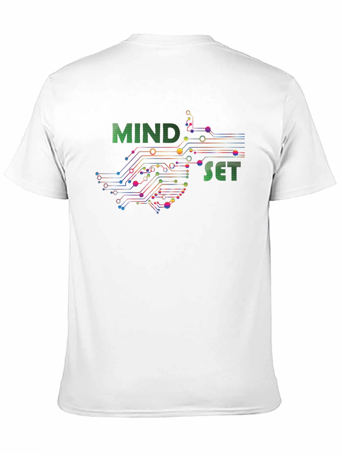 Black Mindset Circuit Graphic T-Shirt - Tech Inspired view 11