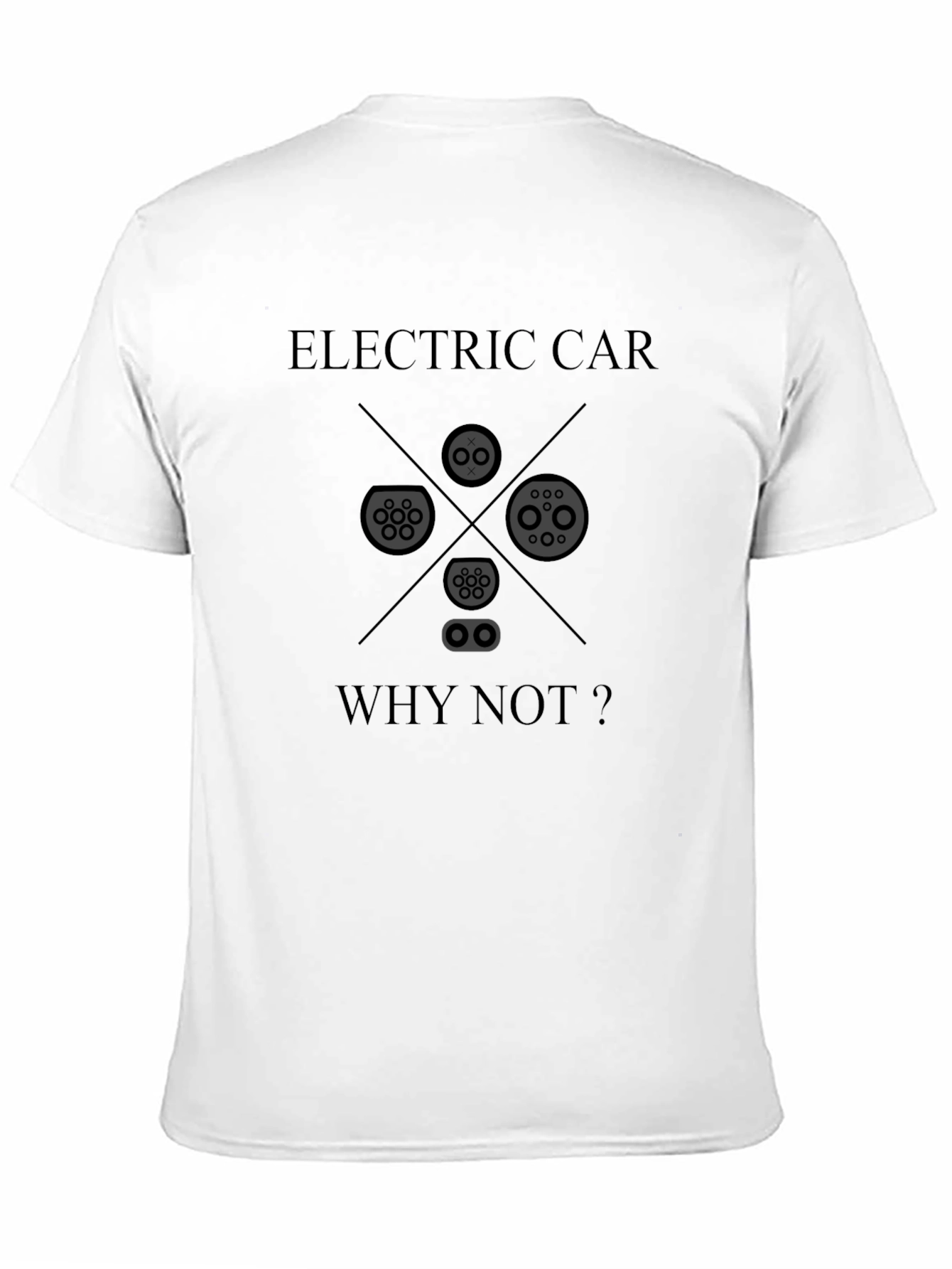 Electric Car Why Not Black T-Shirt - 11