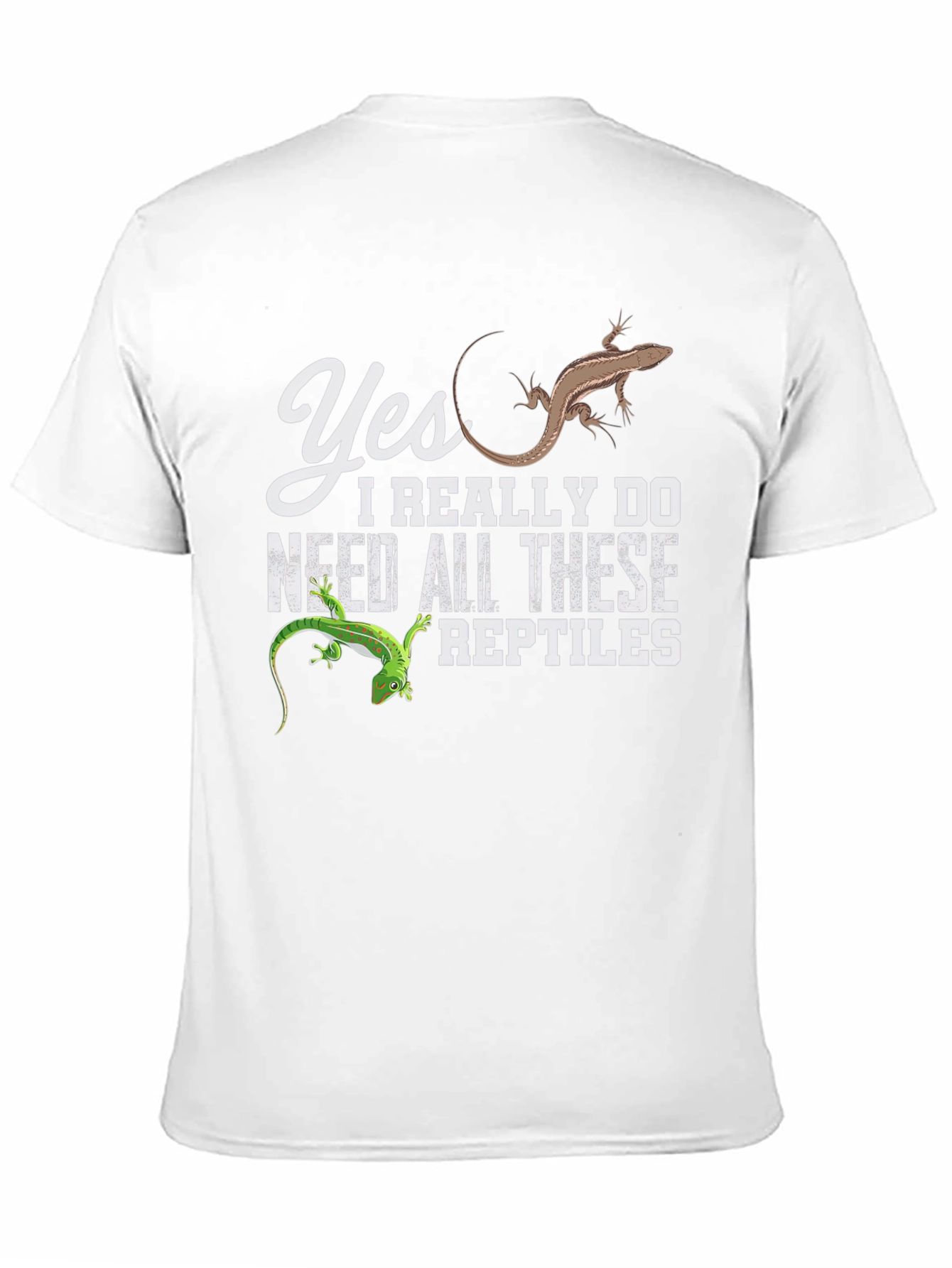 Black Reptile Lover T-Shirt - Funny Lizard Tee view 11