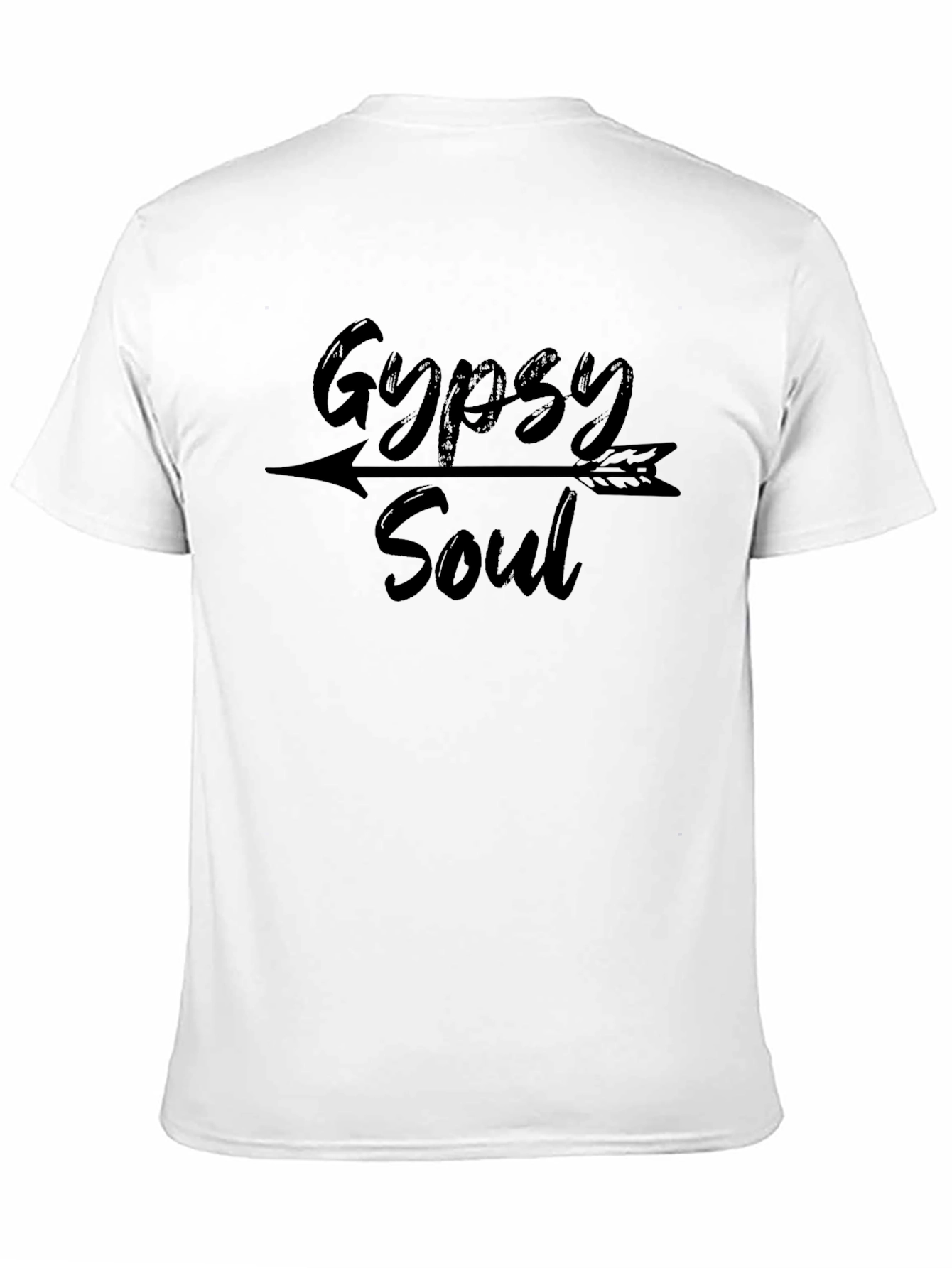 Black Gypsy Soul Graphic Tee - Arrow Design Black T-Shirt view 11
