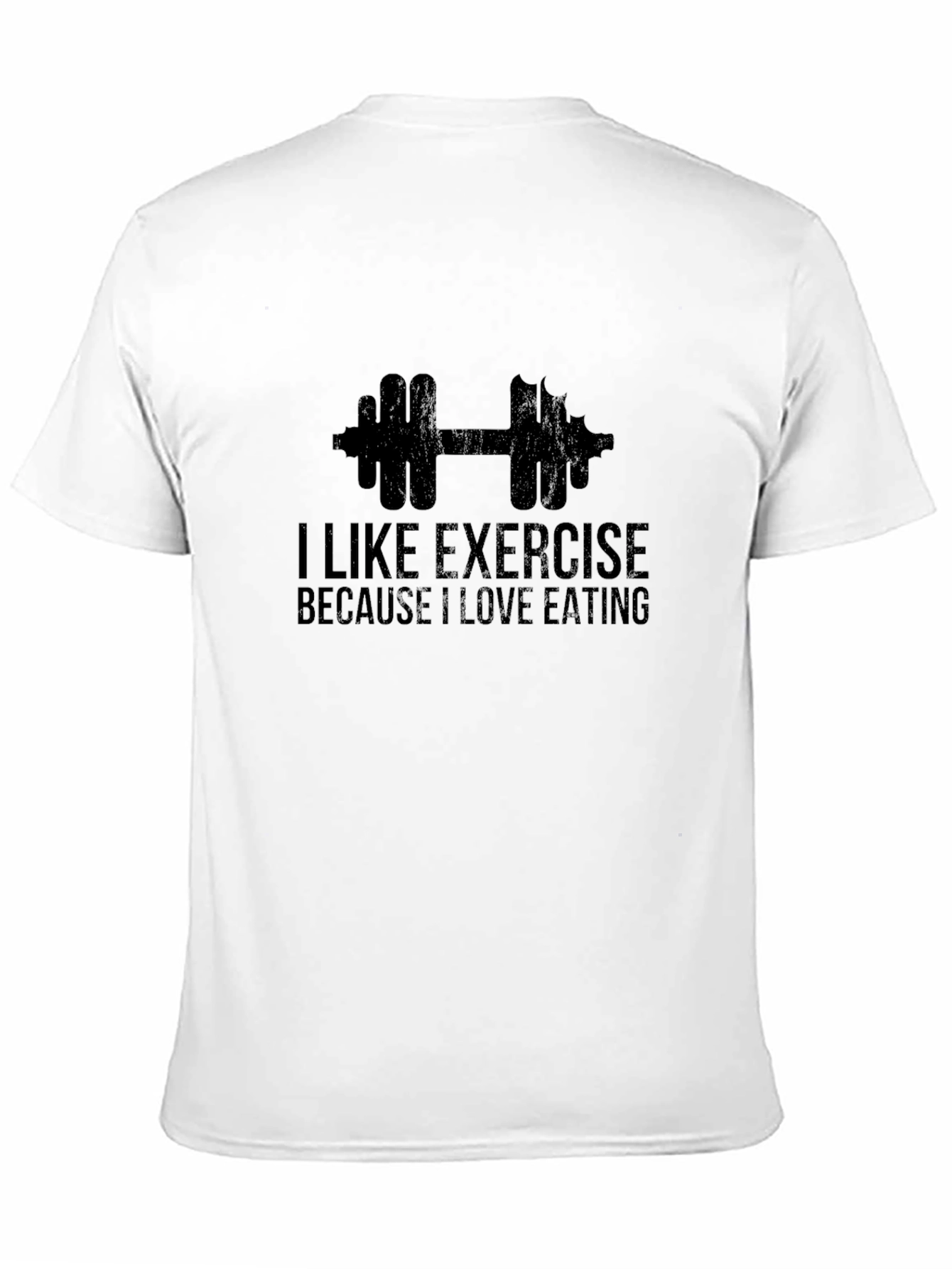 Black I Like Exercise Funny Gym T-Shirt view 11