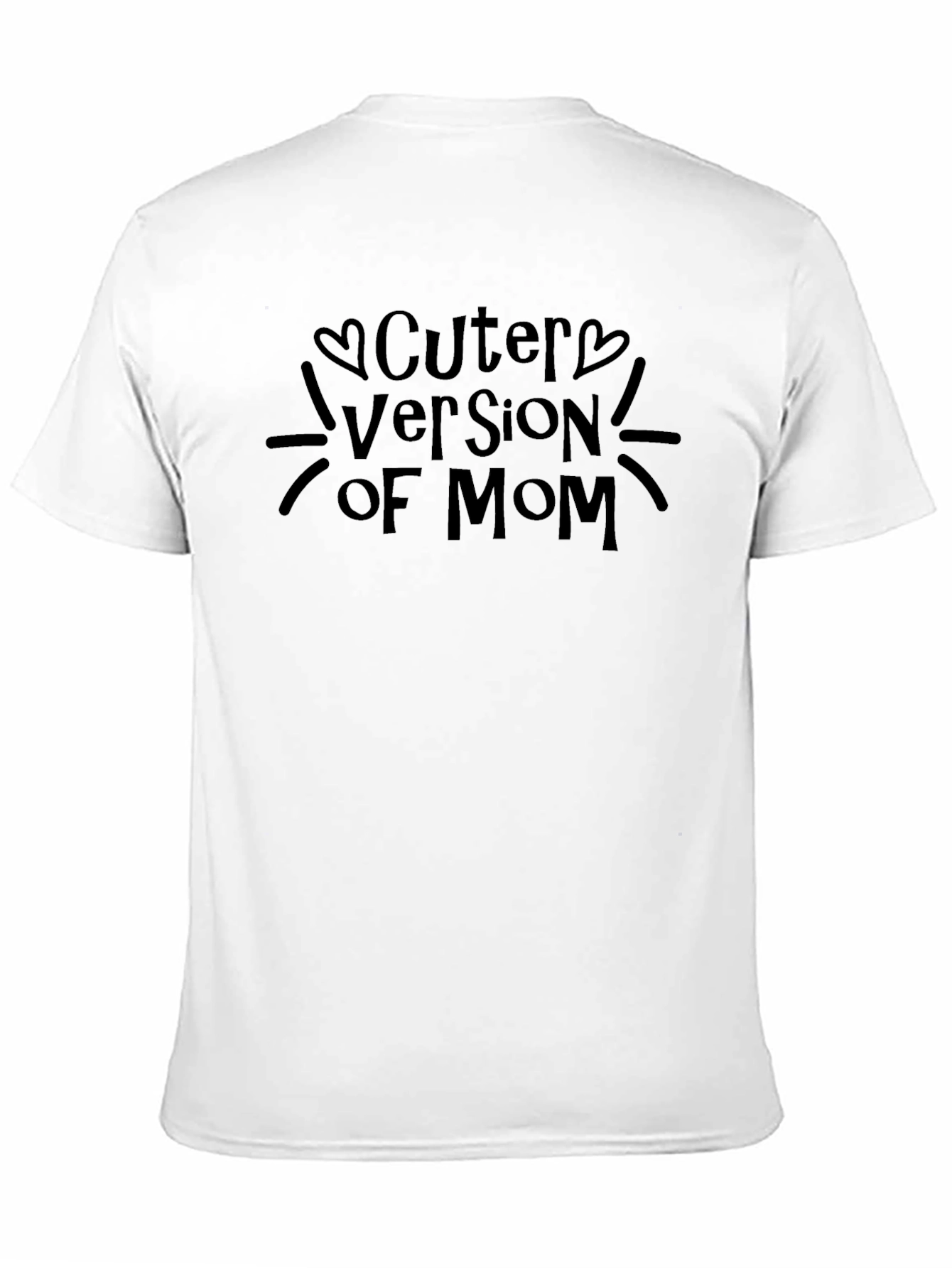 Black Cutest Version of Mom Graphic Tee - Unisex view 11