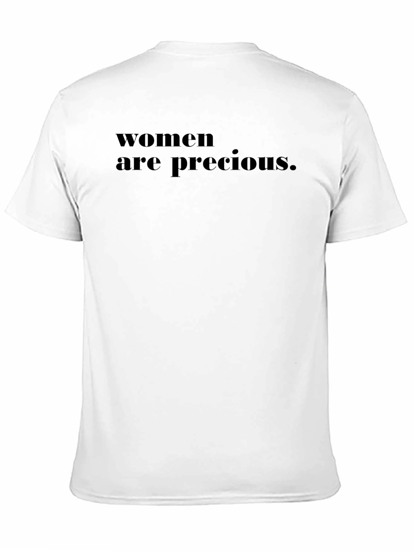 Black Women Are Precious Black T-Shirt view 11