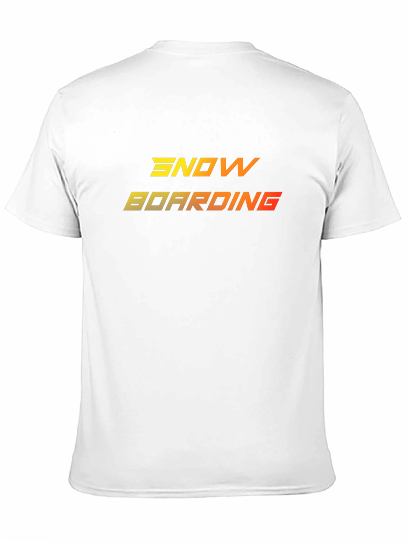 Black Snowboarding Graphic Tee - Black Cotton Blend T-Shirt view 11