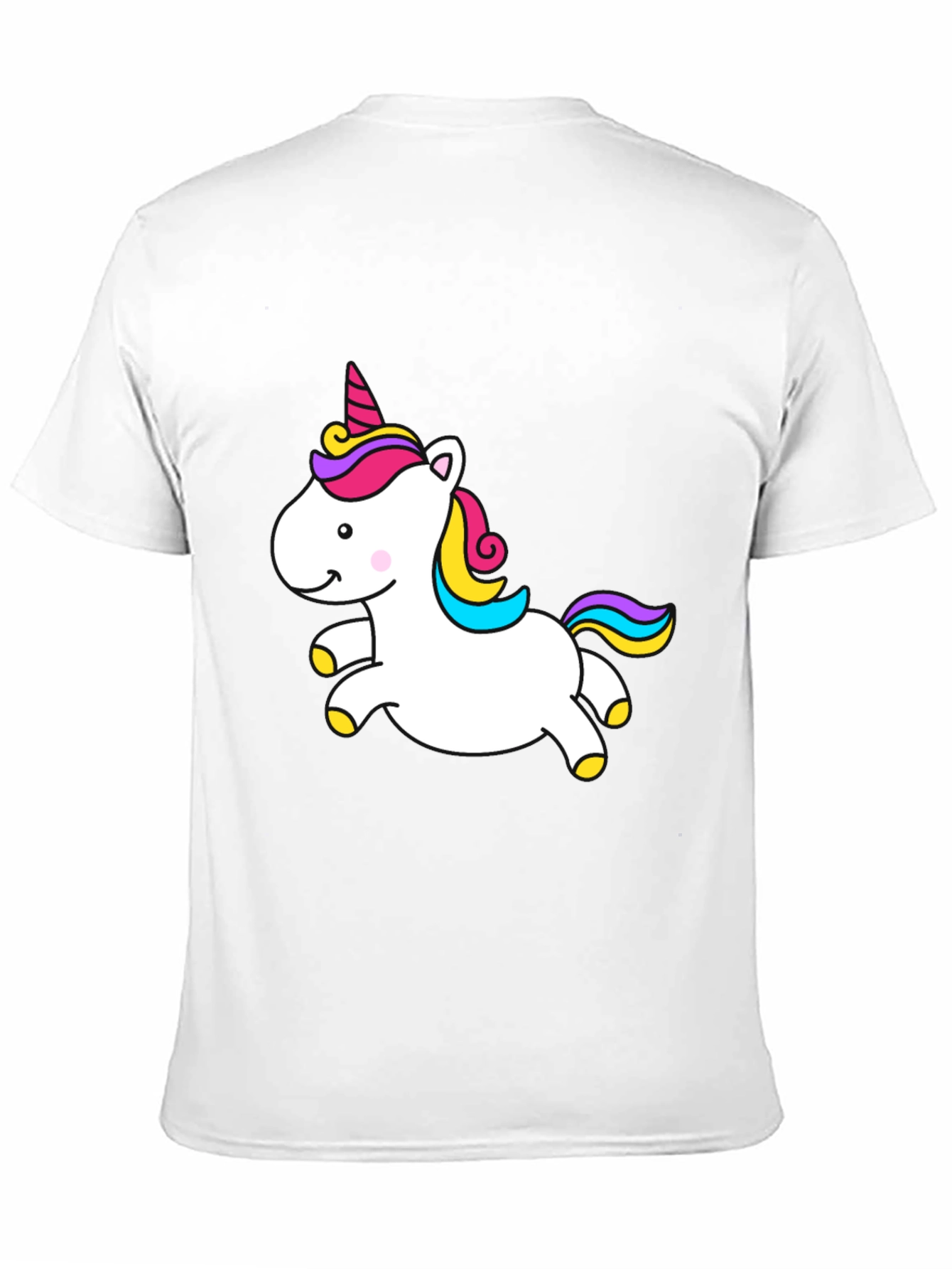 Black Unicorn Graphic Tee - Black Cotton Blend view 11