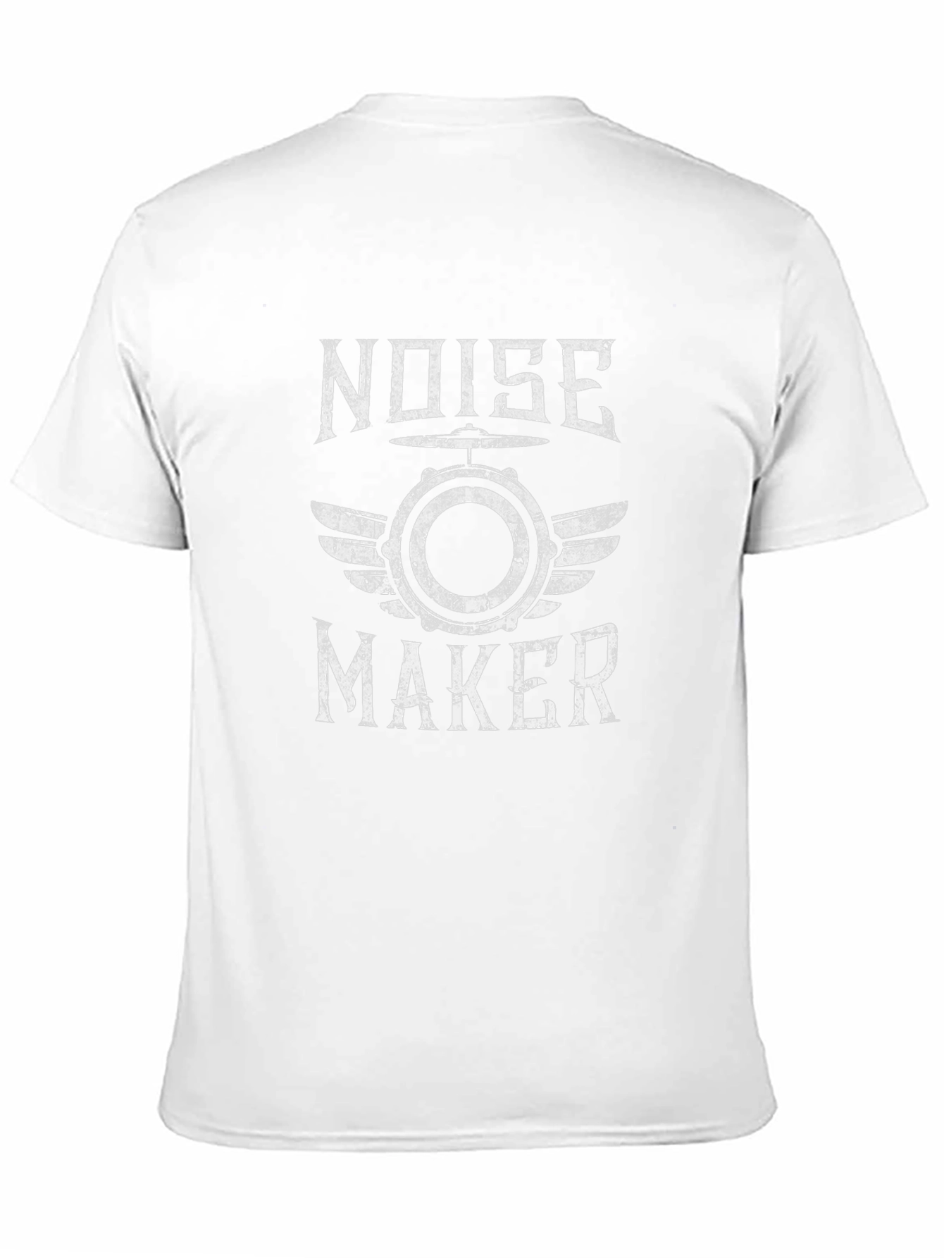 Black Noise Maker Drum Set Graphic Tee view 11