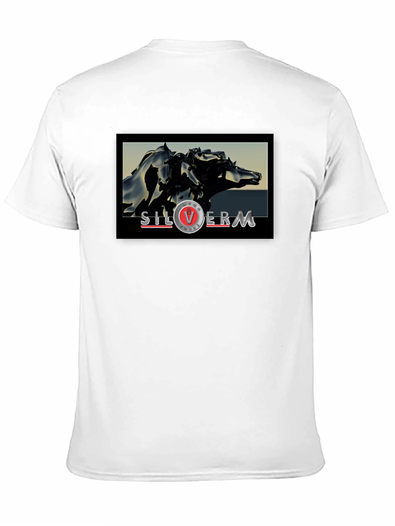 Black SilverM Horse T-Shirt - Bold Graphic Tee view 11