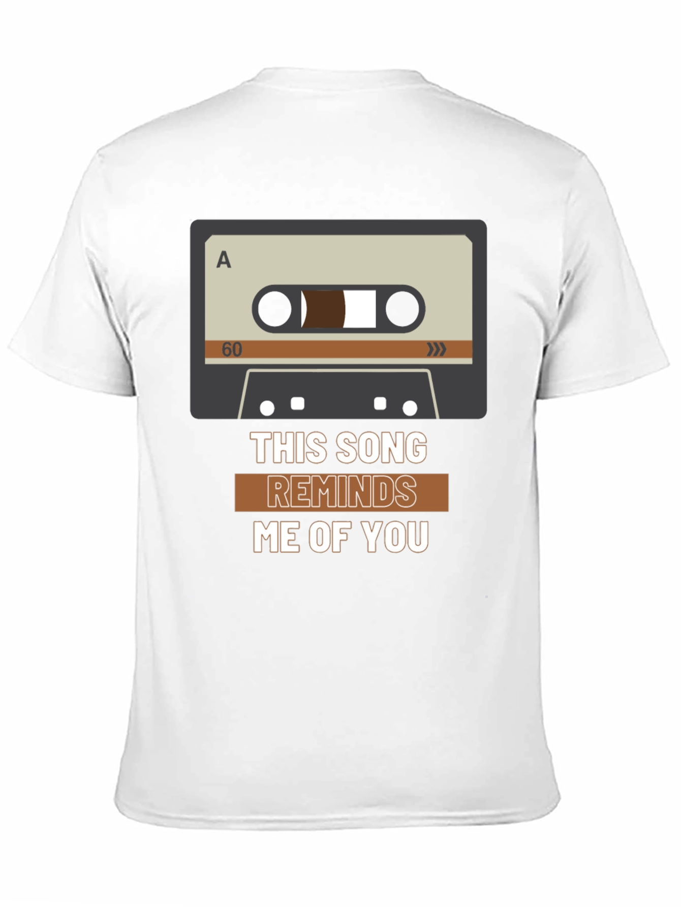 Black This Song Reminds Me of You Cassette Tape Graphic Tee view 11